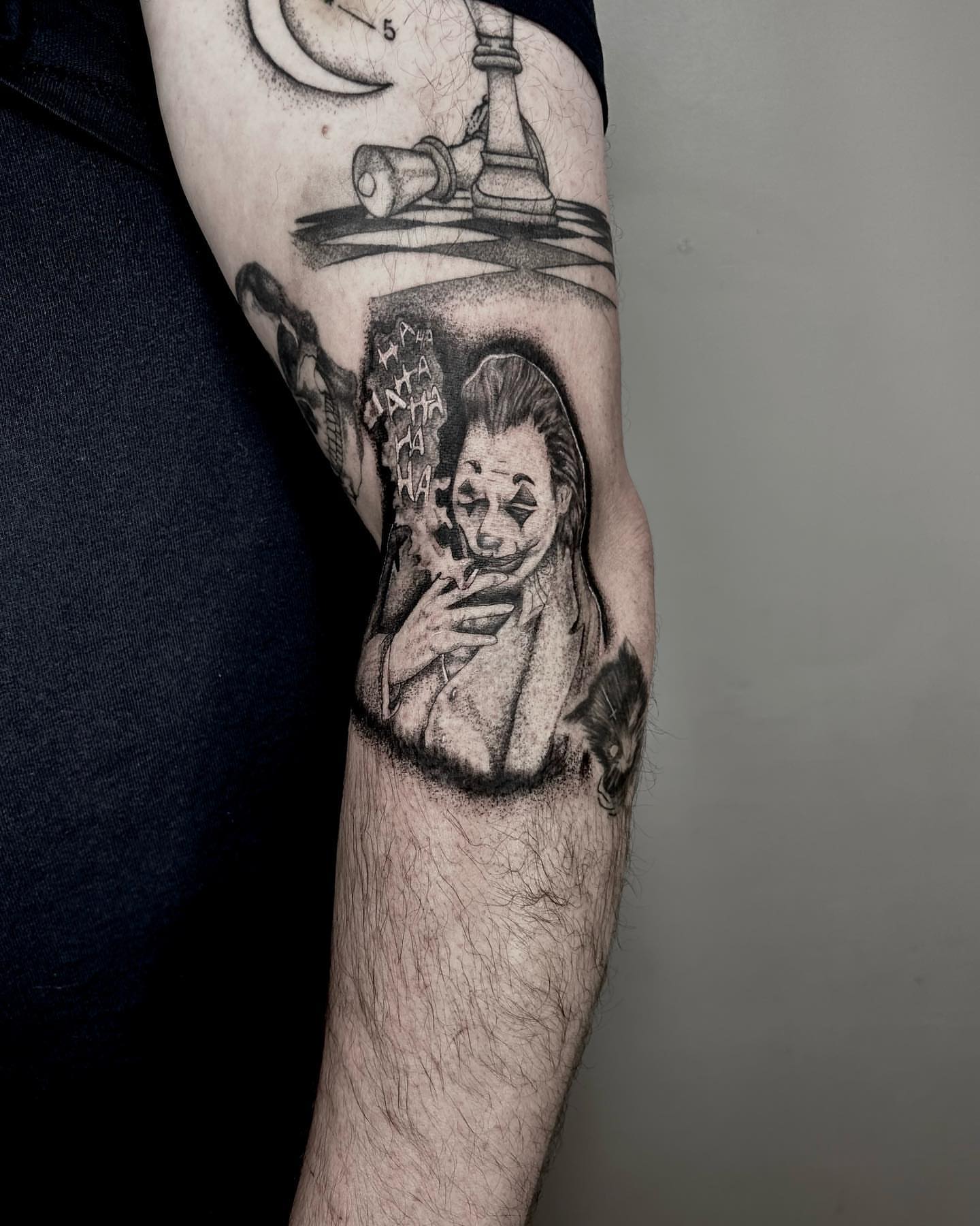 Tattoo by @lildebbie214 — dotwork, realism