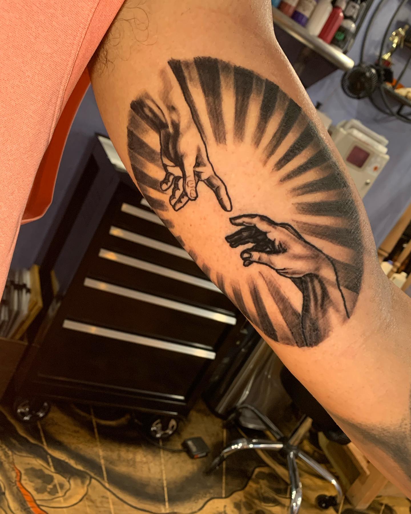 Tattoo by @jimboslicetat2 — black_and_grey, realism