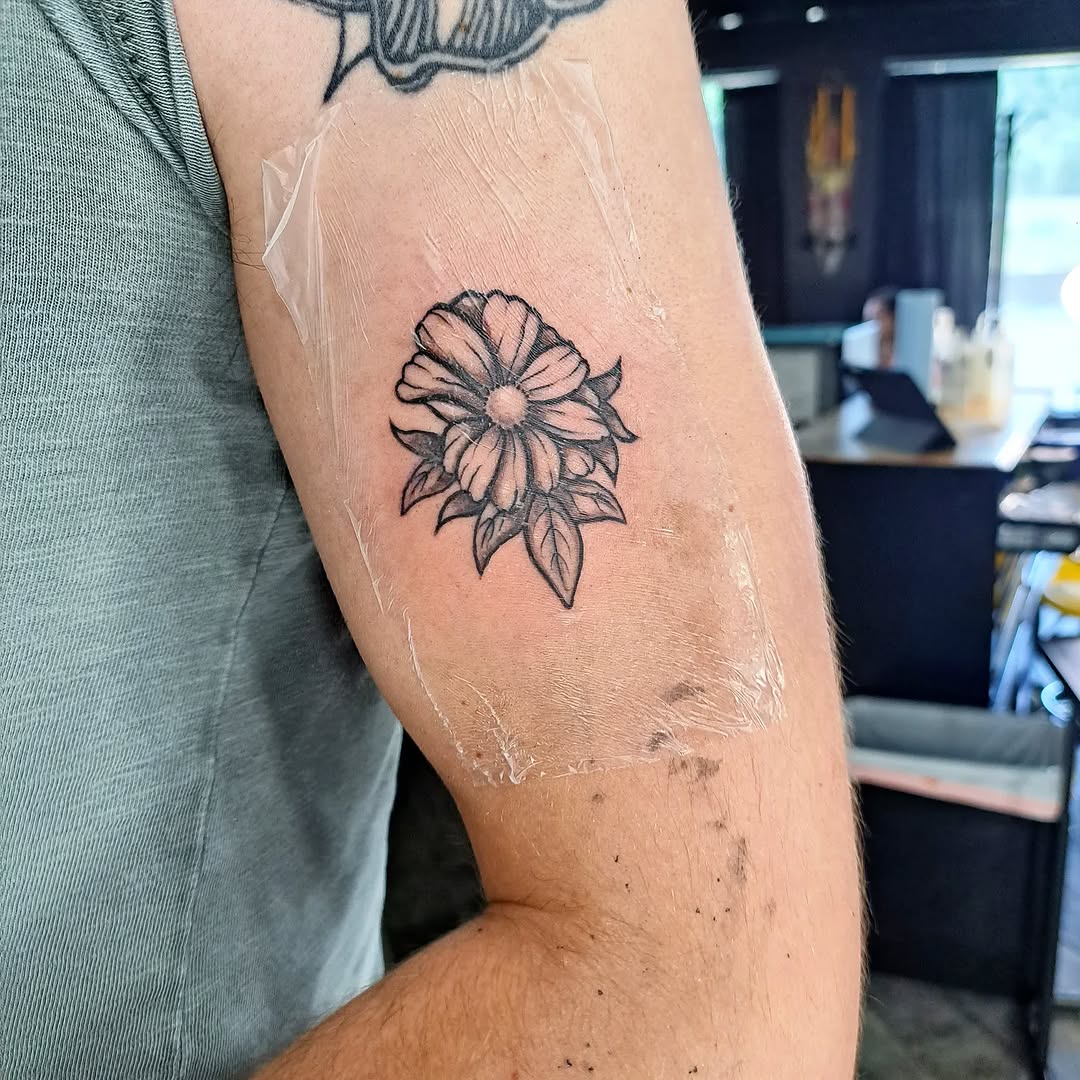 Tattoo by @_zzzava — fine_line, black_and_grey