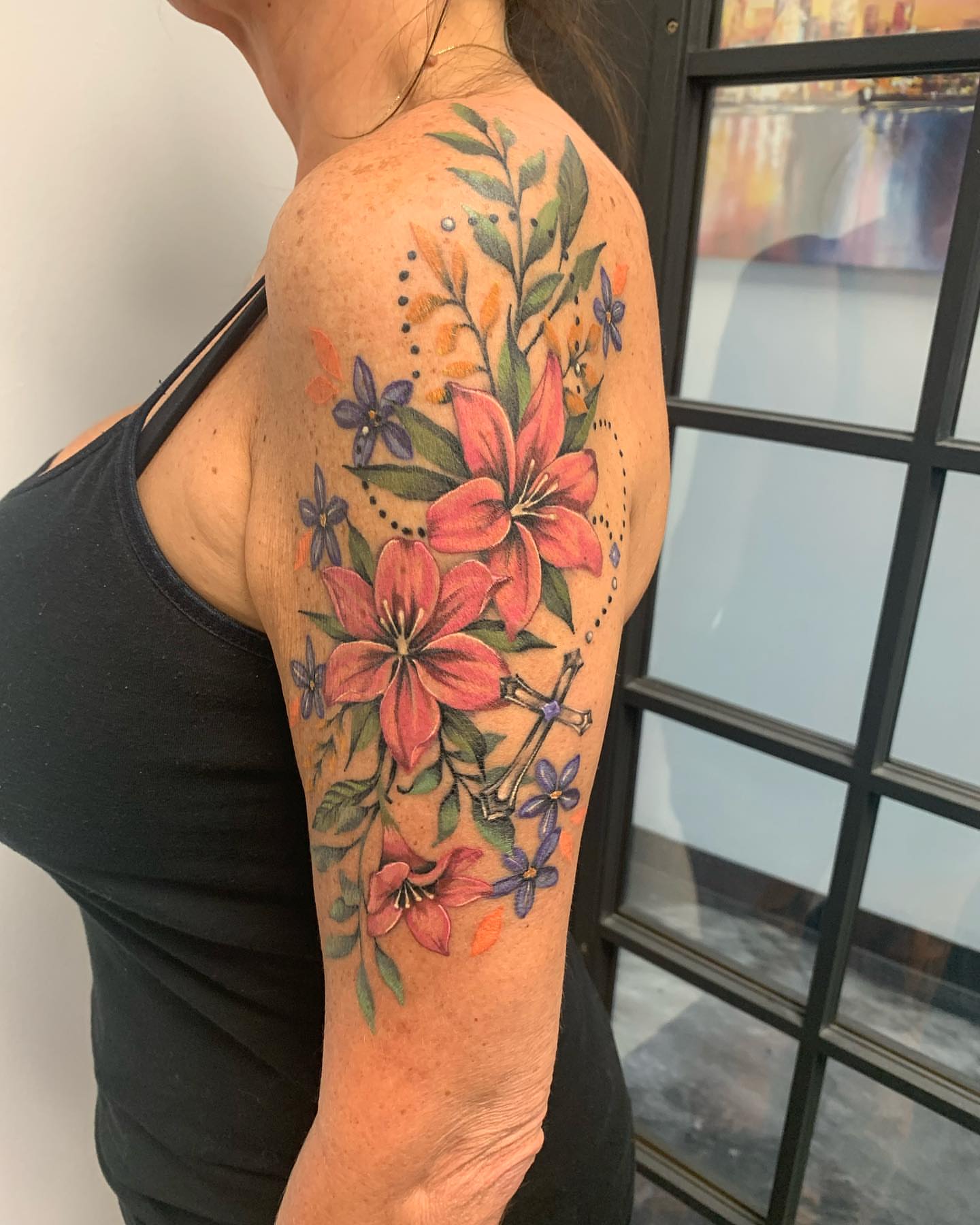 Tattoo by @kate.a.darling — watercolor, realism