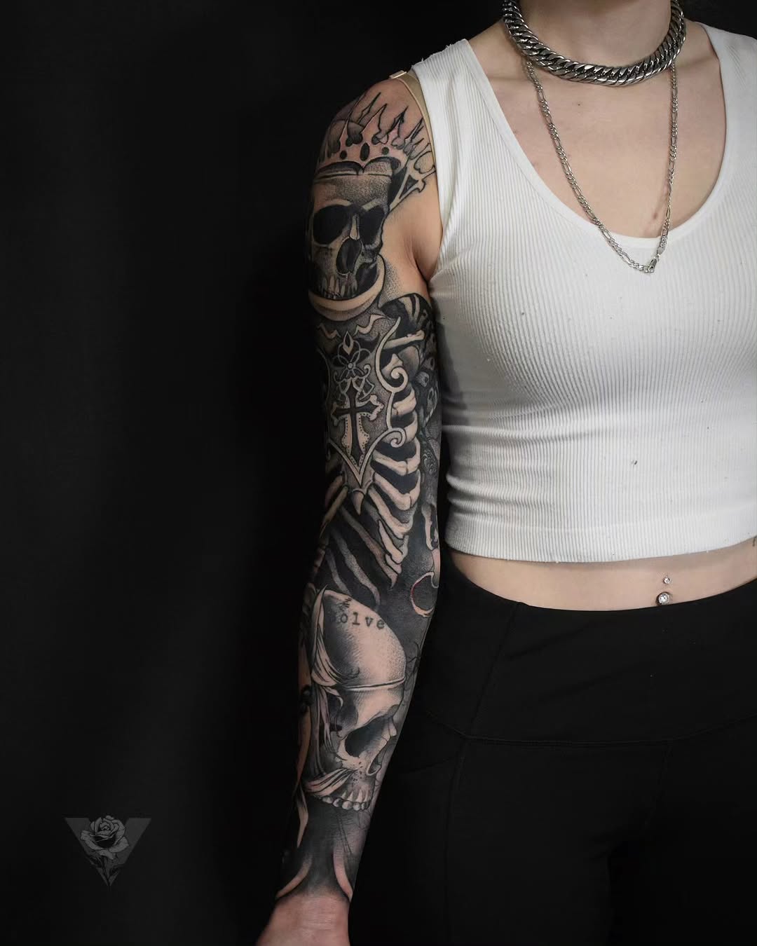 Tattoo by @v_affliction β black_and_grey, realism