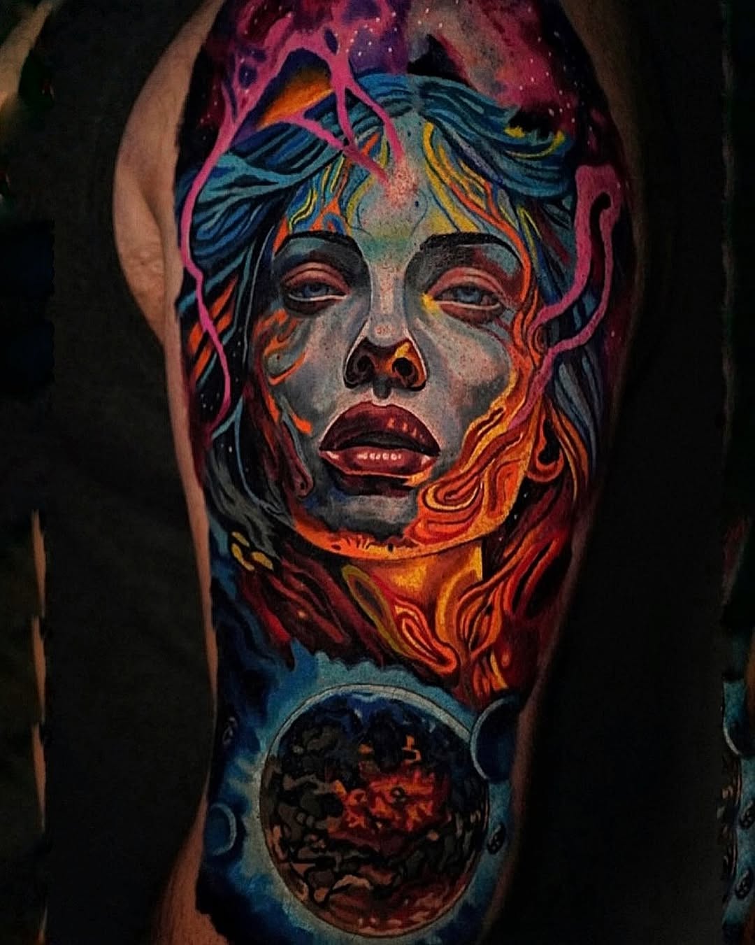 Tattoo by @rrsantander_art — realism, trash_polka