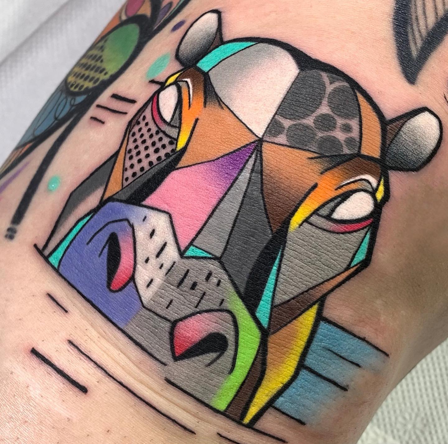 Tattoo by @hurjaesae — geometric