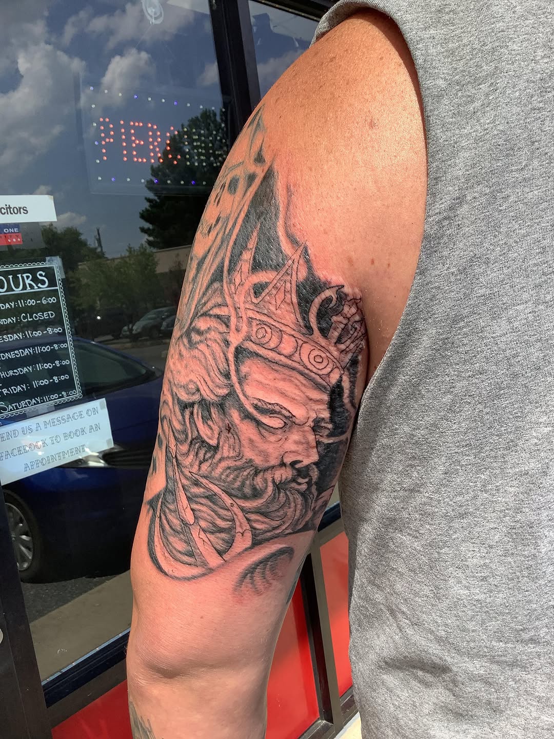 Tattoo by @lucast48 — black_and_grey, realism