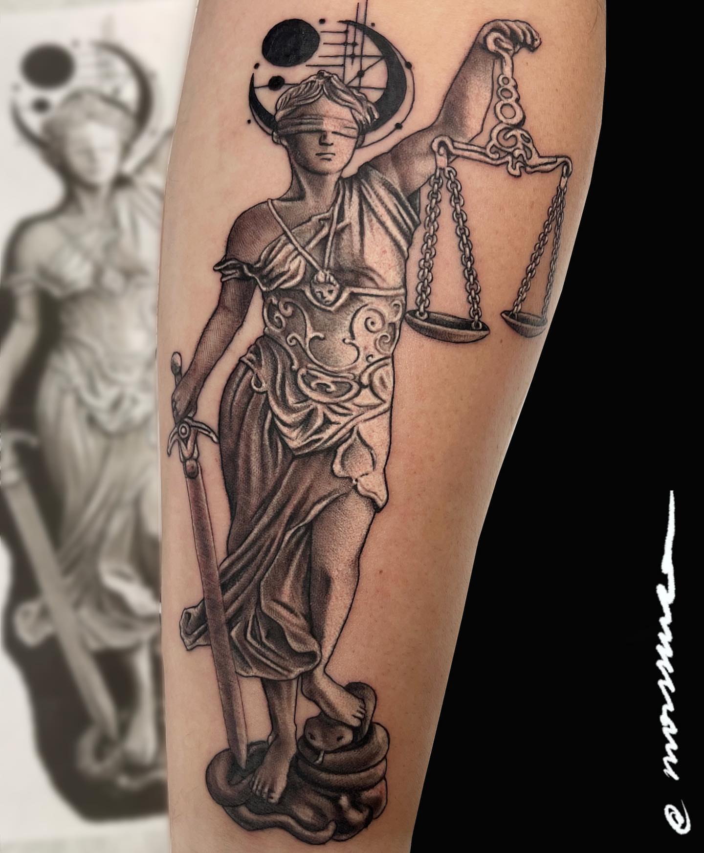 Tattoo by @morssuza — black_and_grey, realism
