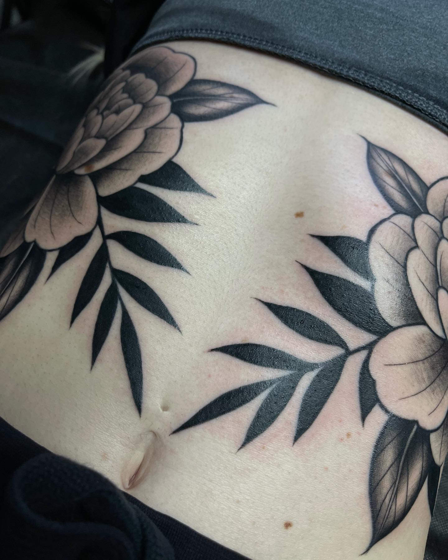 Tattoo by @ambergreytattoos — black_and_grey