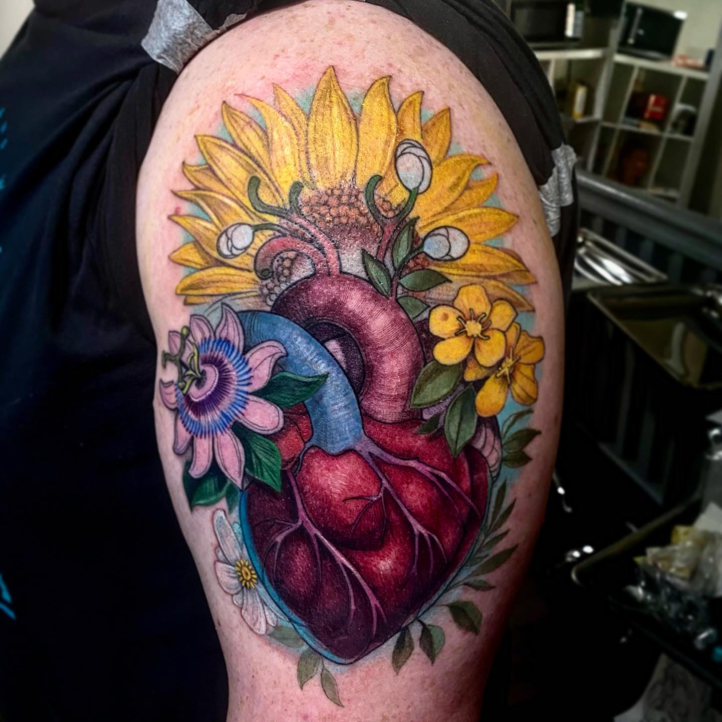 Tattoo by @bollingerart — realism, dotwork