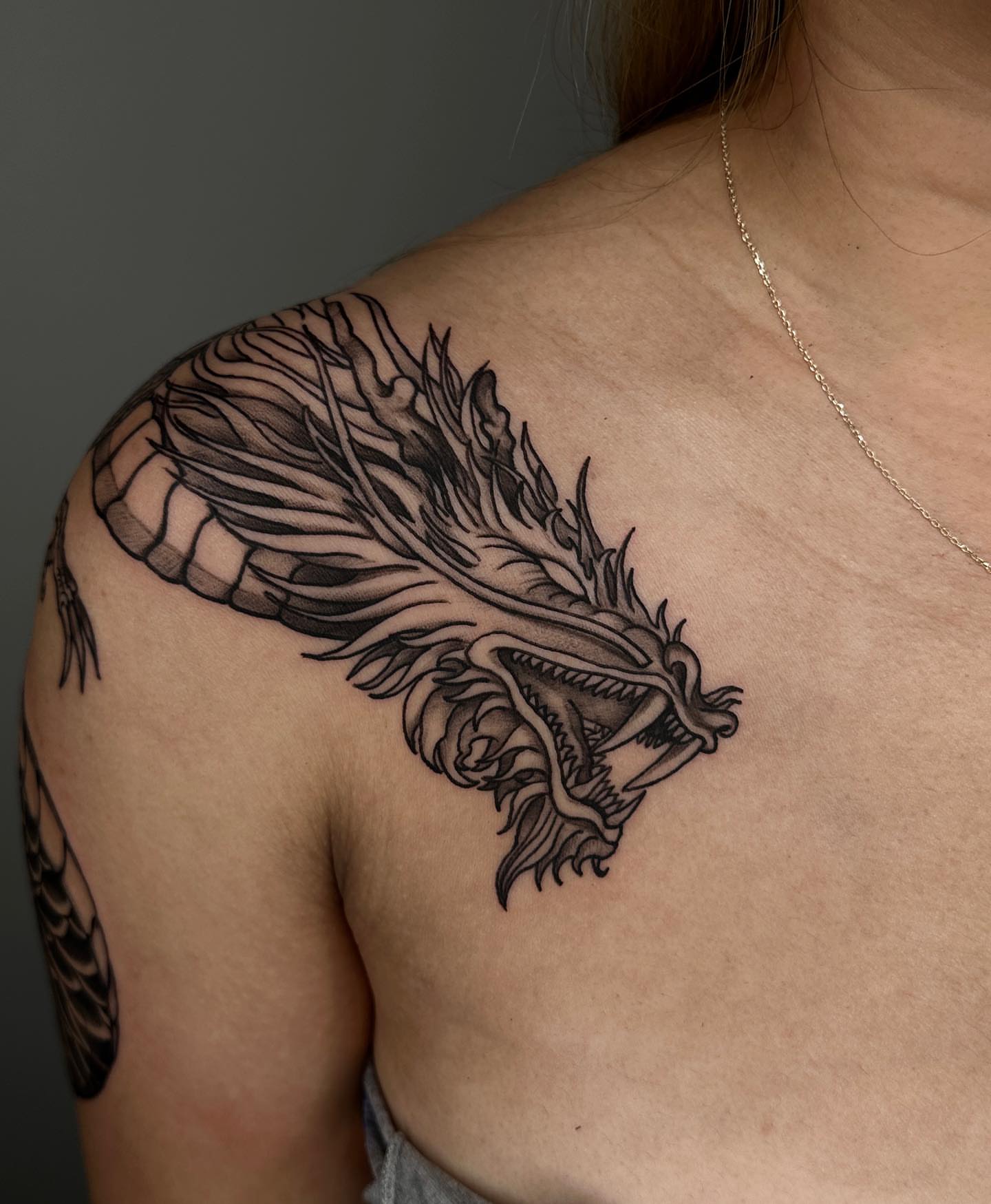 Tattoo by @art_lllex — black_and_grey