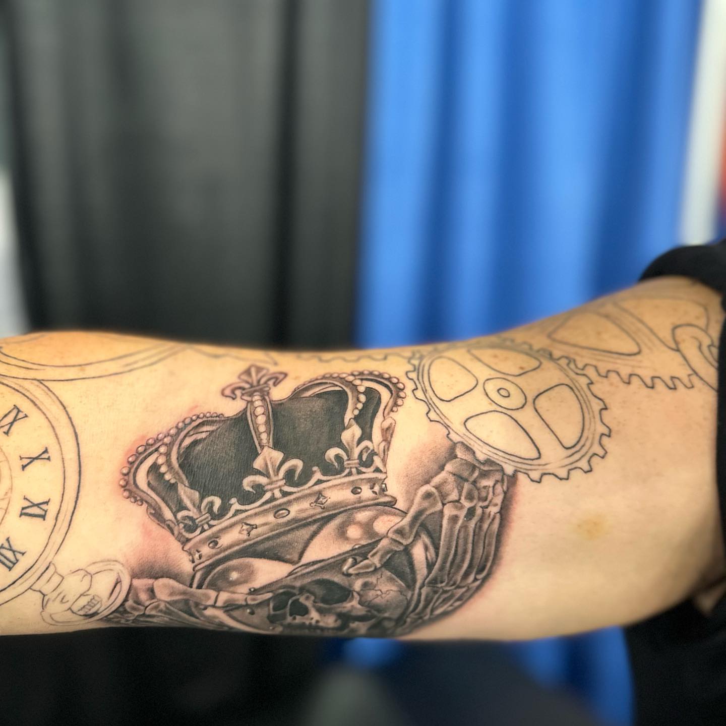 Tattoo by @mikechristieink — black_and_grey, realism