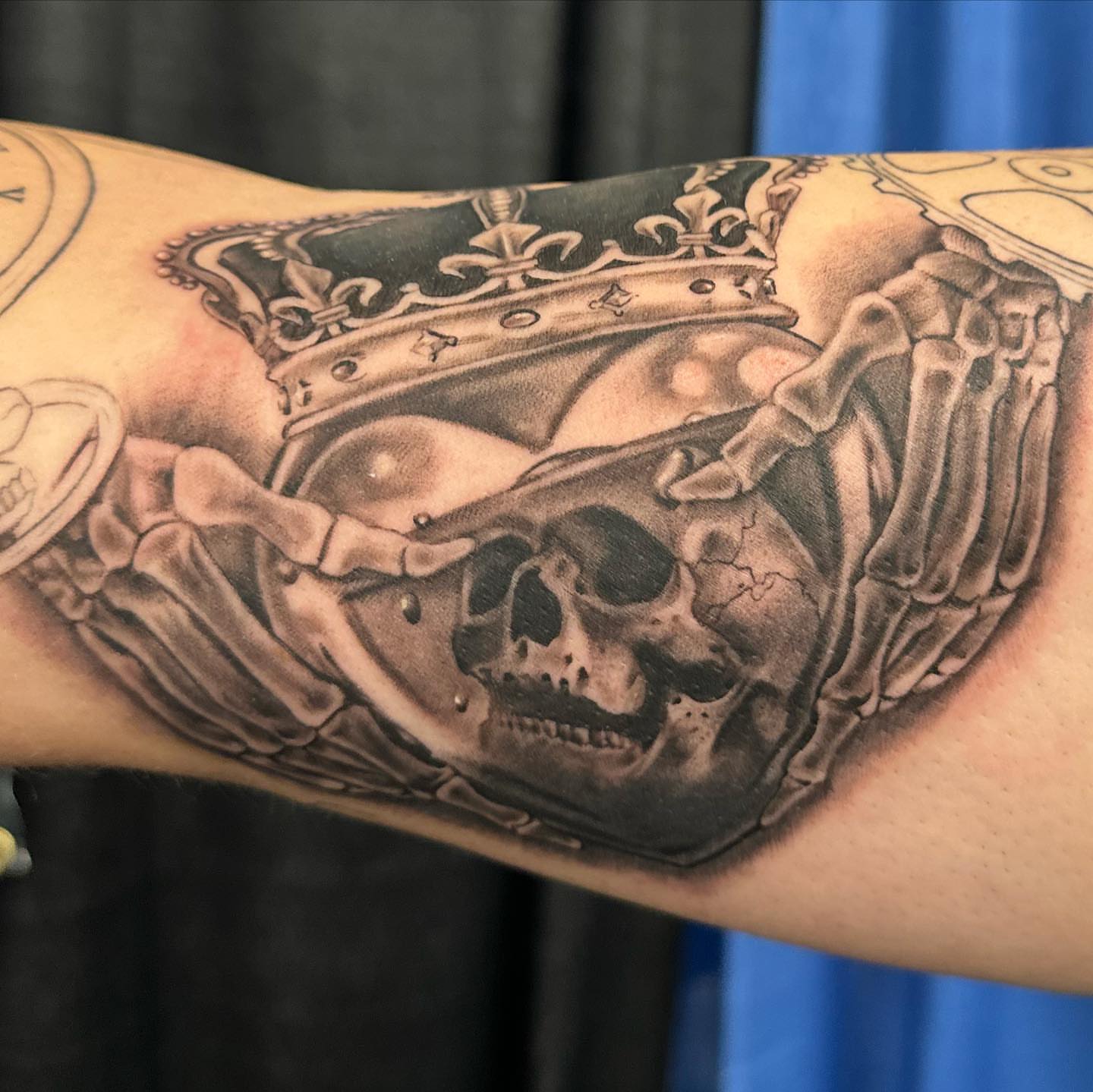 Tattoo by @mikechristieink — black_and_grey, realism