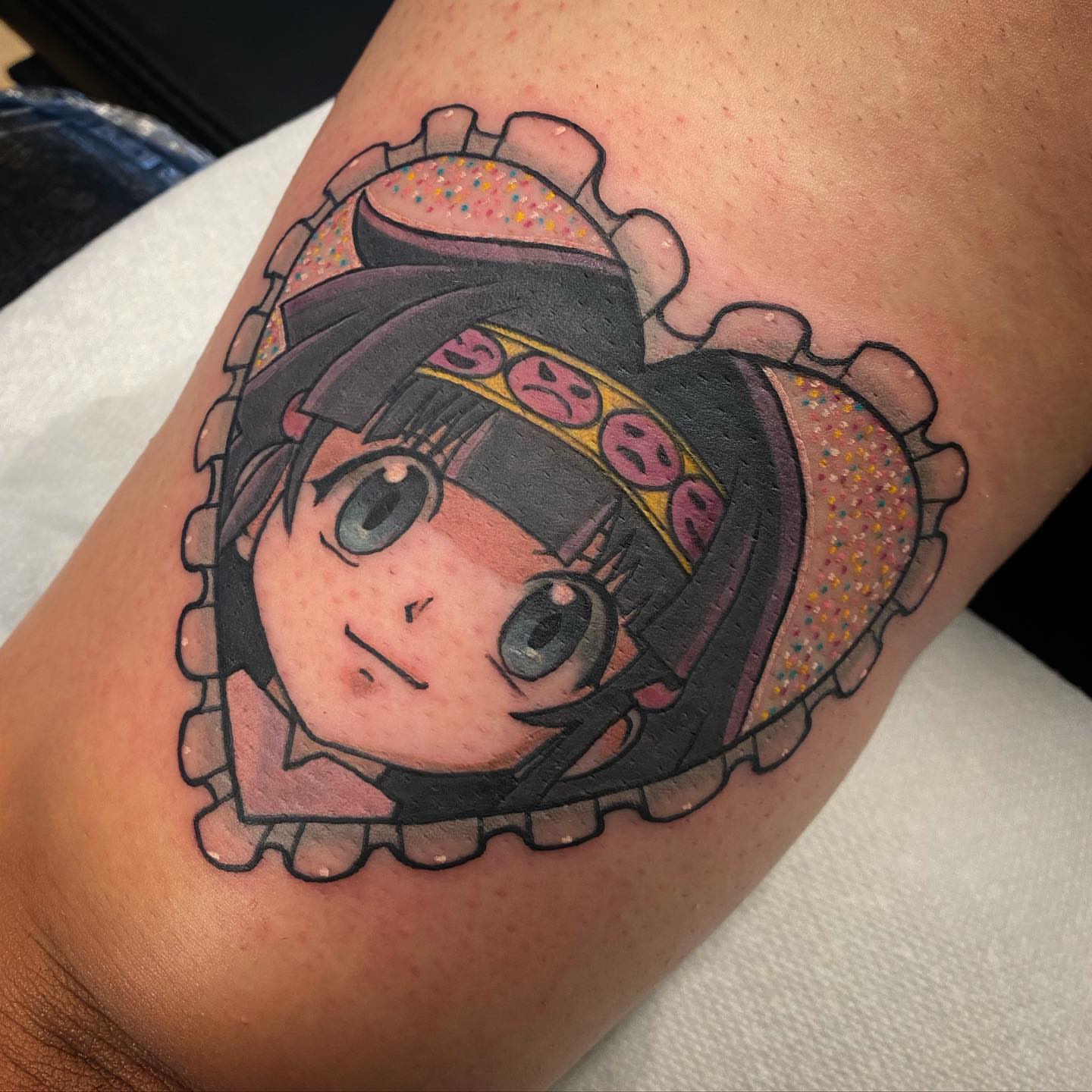 Tattoo by @tatdaddyangel — anime