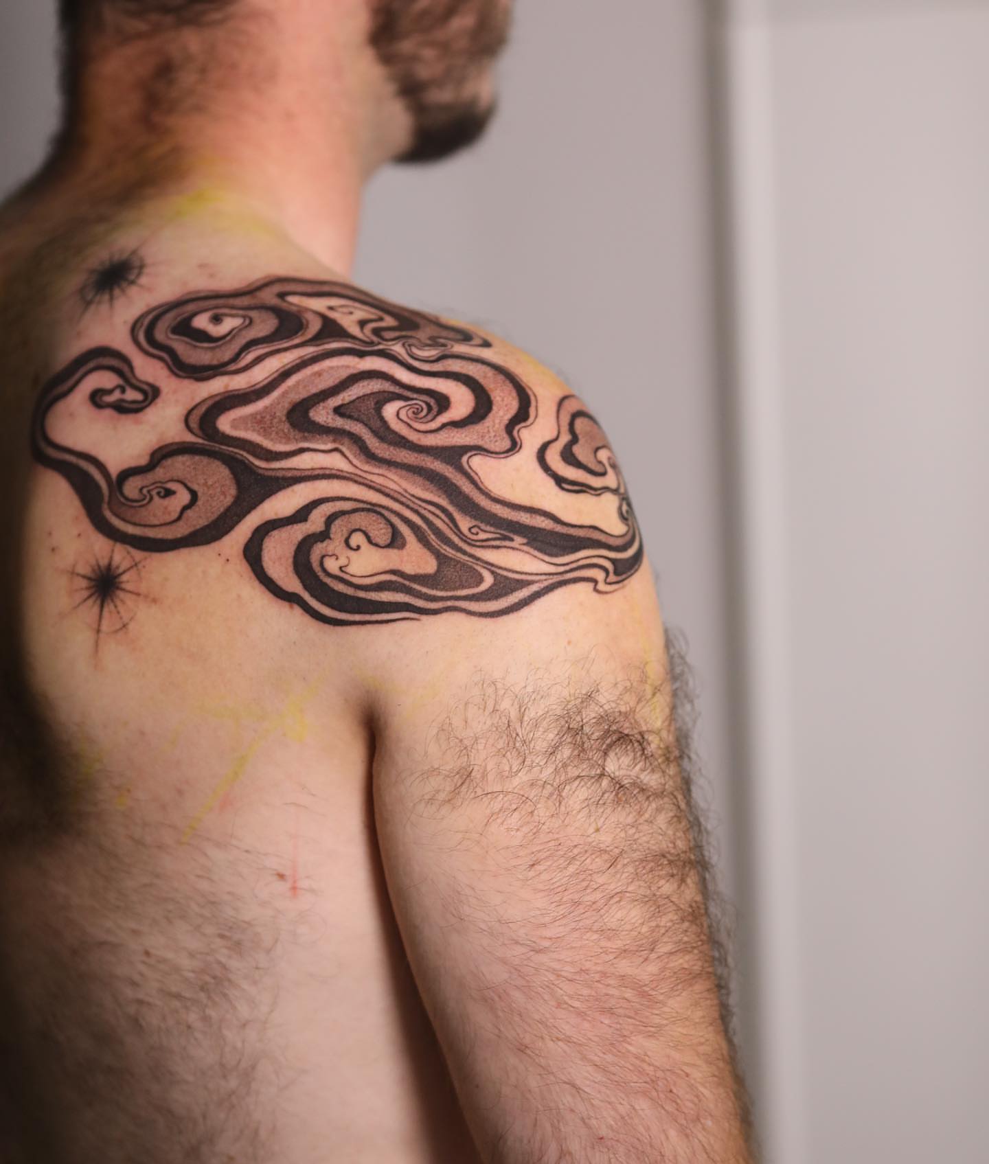 Tattoo by @strokin_dark — dotwork