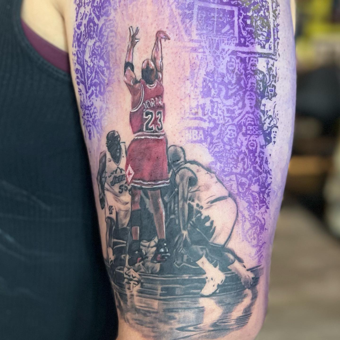 Tattoo by @mez_love_tattoos — realism, black_and_grey