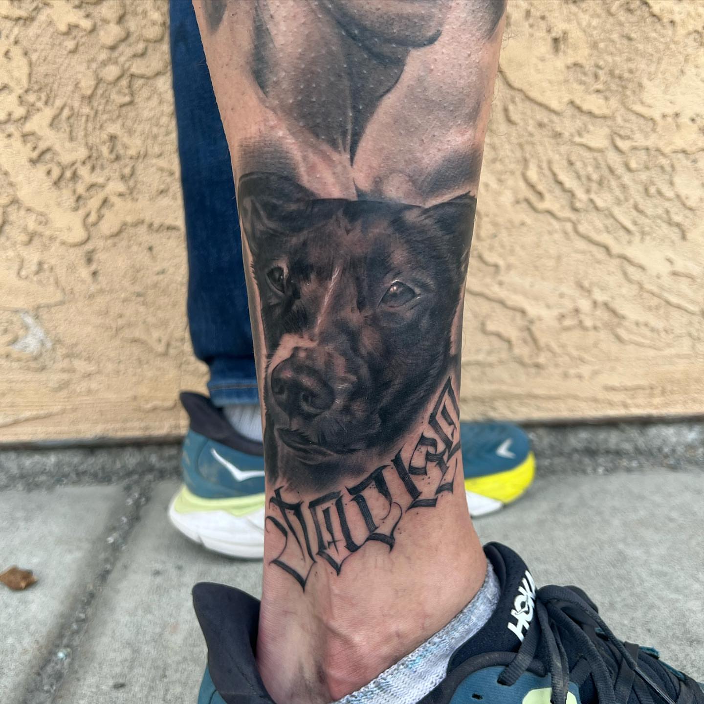 Tattoo by @inkbytrav — realism, black_and_grey