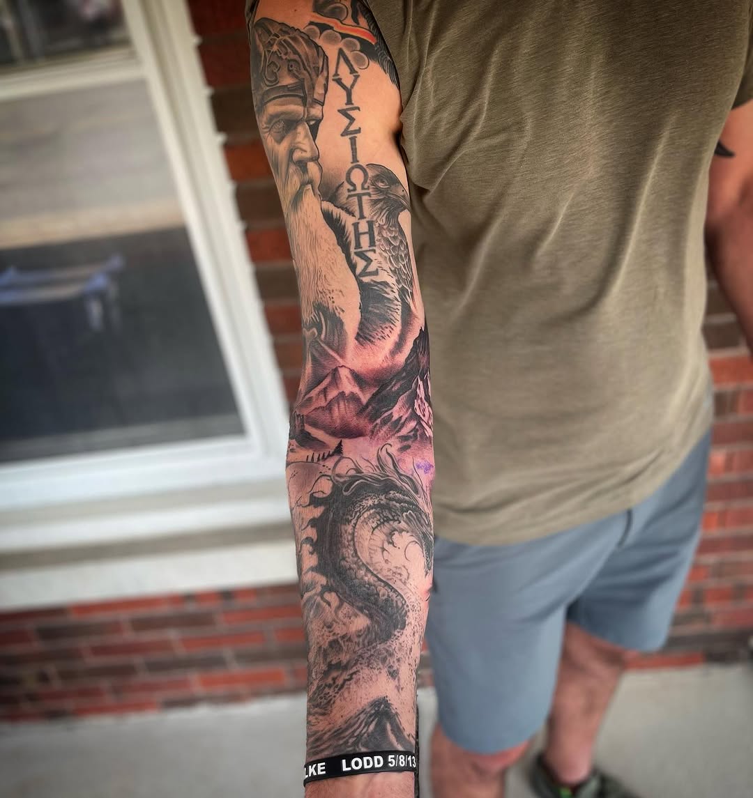 Tattoo by @jeremyutley_tattoo — realism, black_and_grey