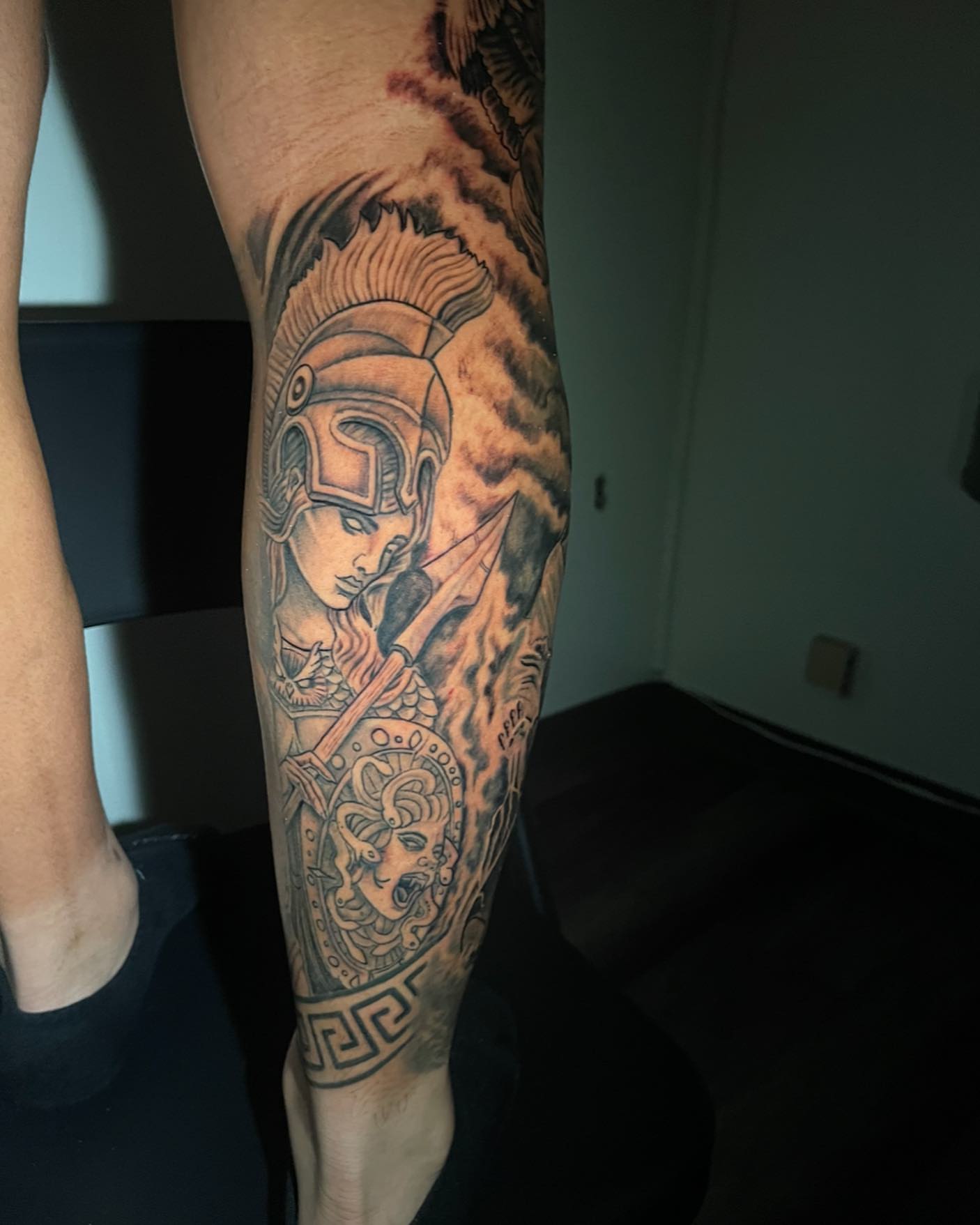Warrior woman realism tattoo on the forearm by Ohio Realism Tattoo Artist