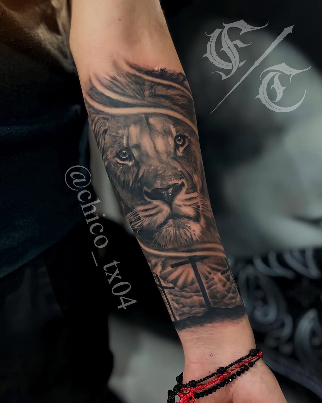Tattoo by @chico_tx04 — realism, black_and_grey