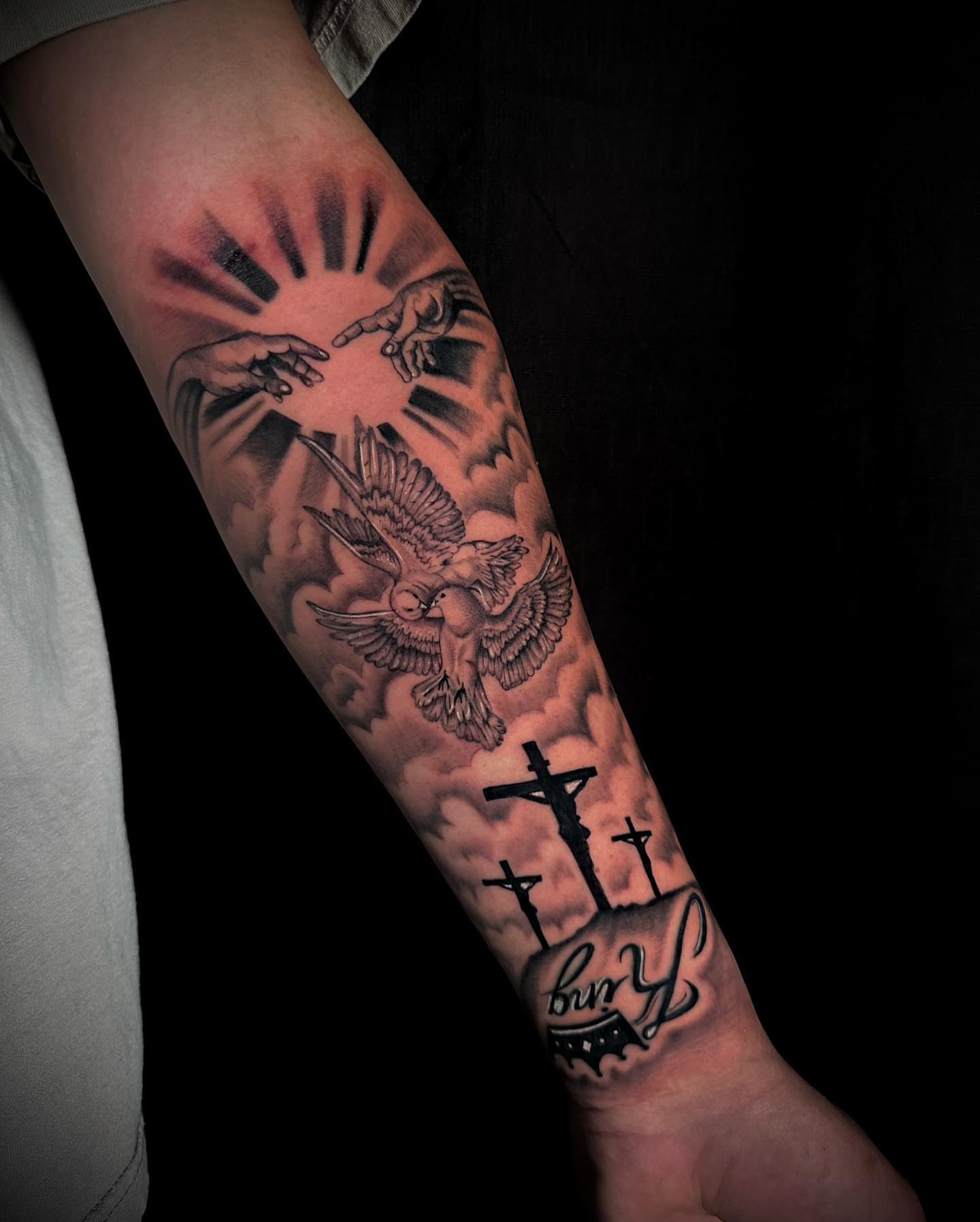 Tattoo by @tiagoink__ — black_and_grey, realism