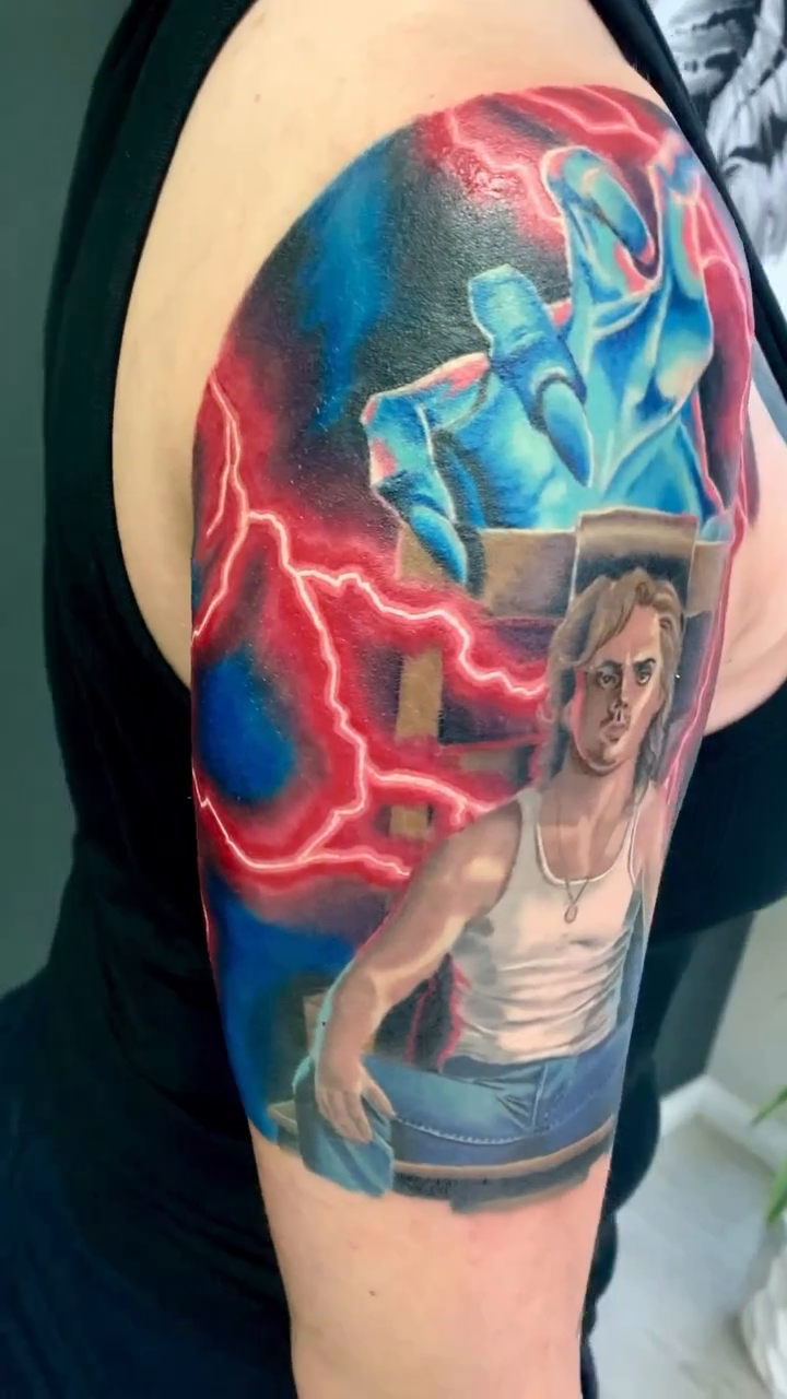 Tattoo by @weaver214 — realism, trash_polka
