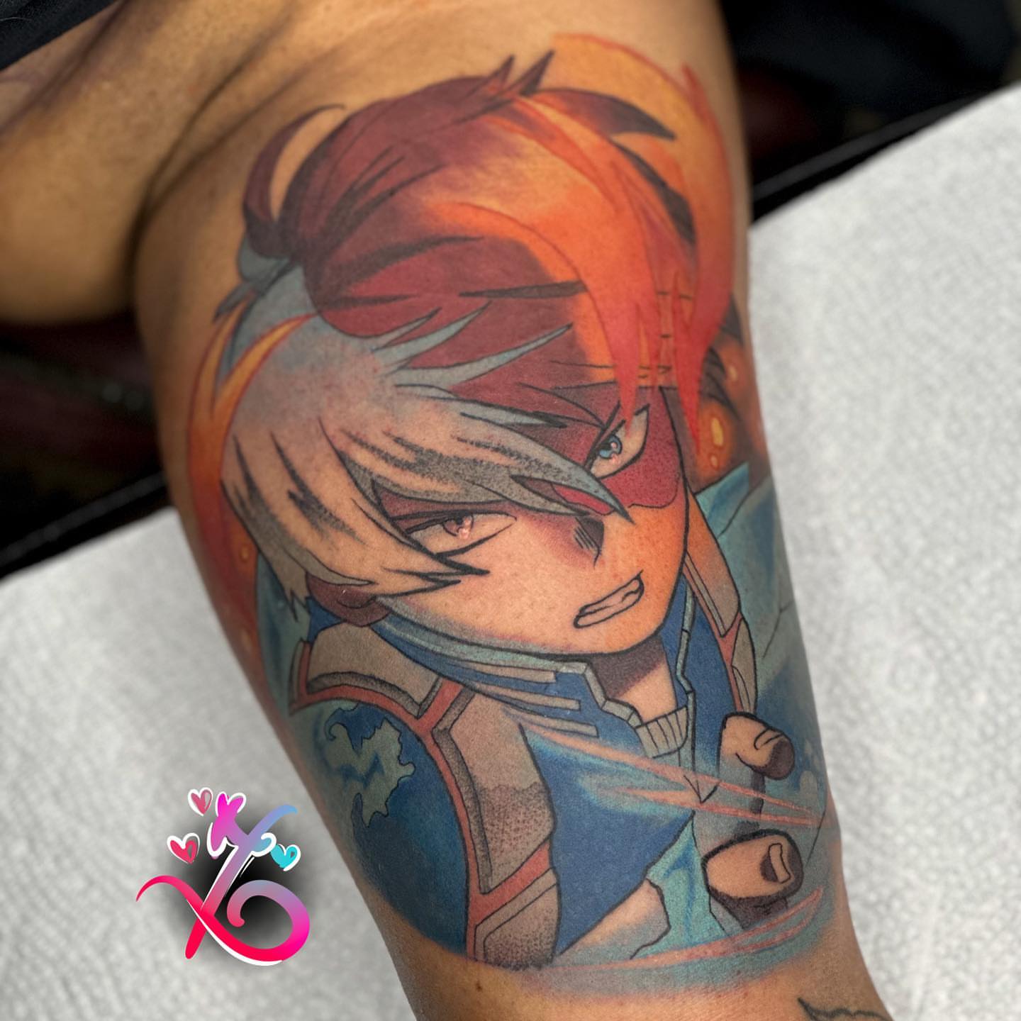 Tattoo by @deussayink — anime