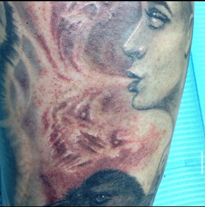 Tattoo by @tattyblasting — realism