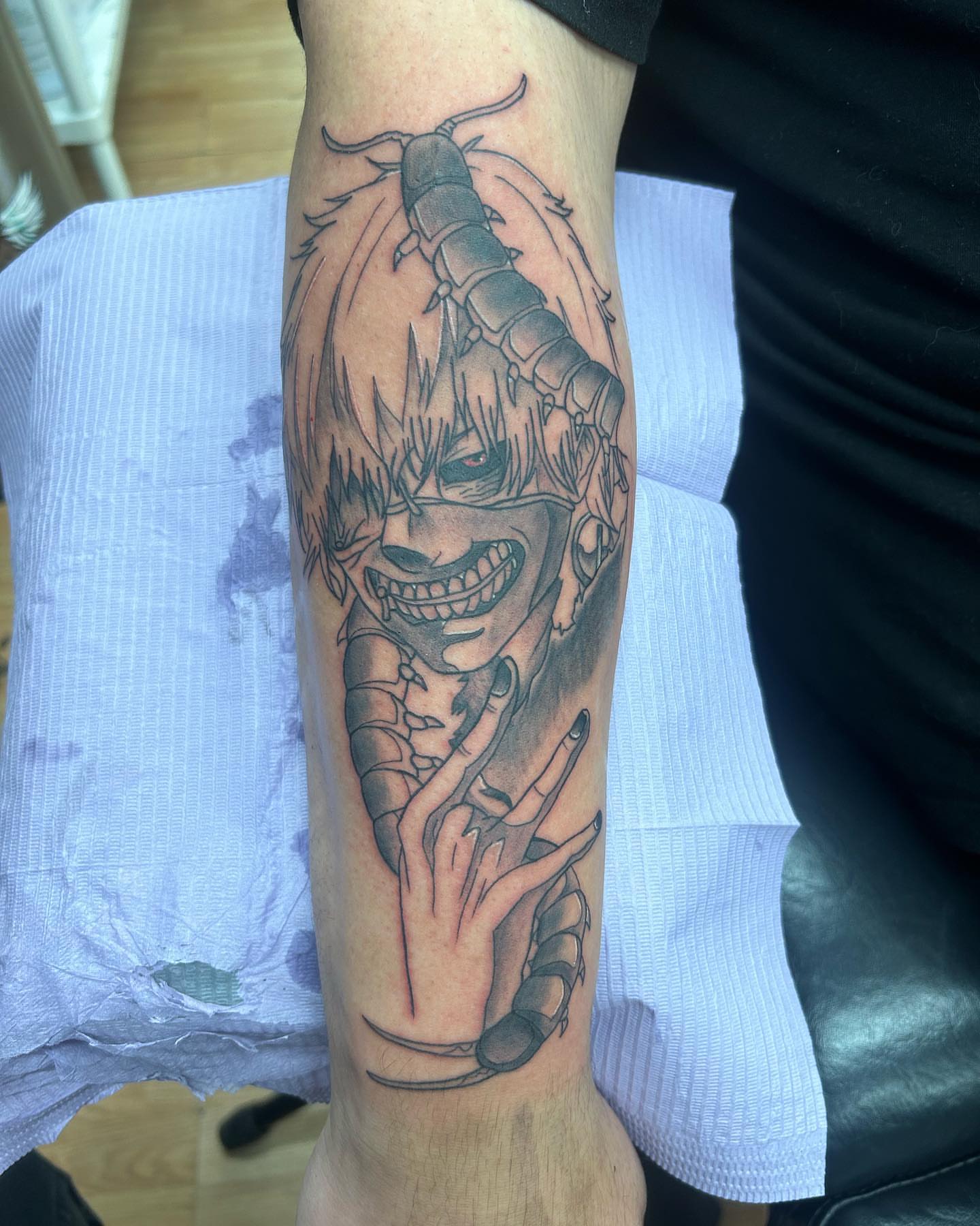 Tattoo by @b1ack_t4t β anime, realism