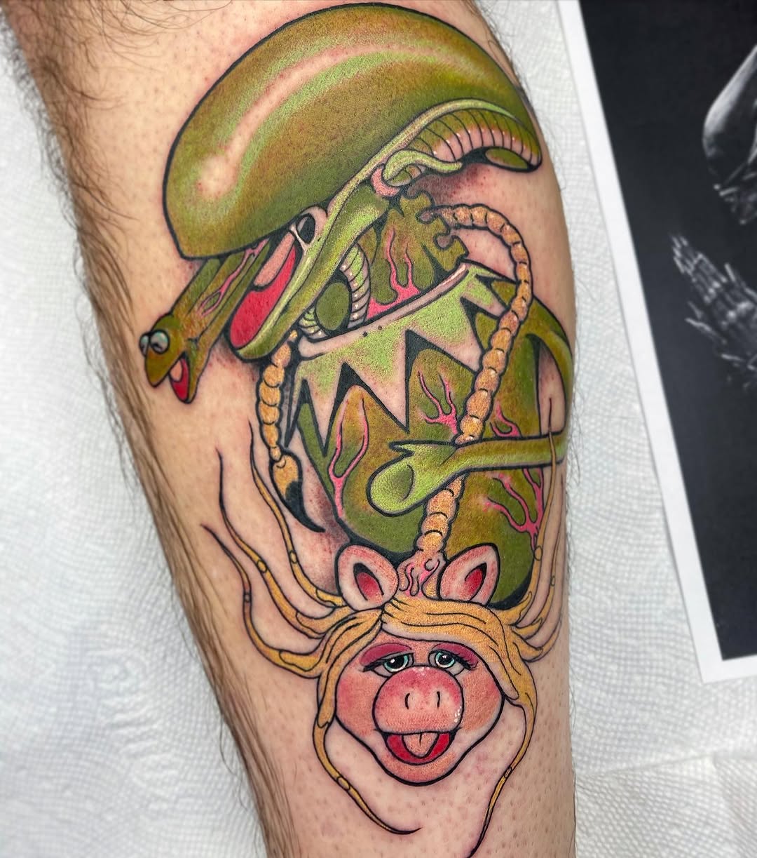 Tattoo by @mattydarkside — new_school, realism