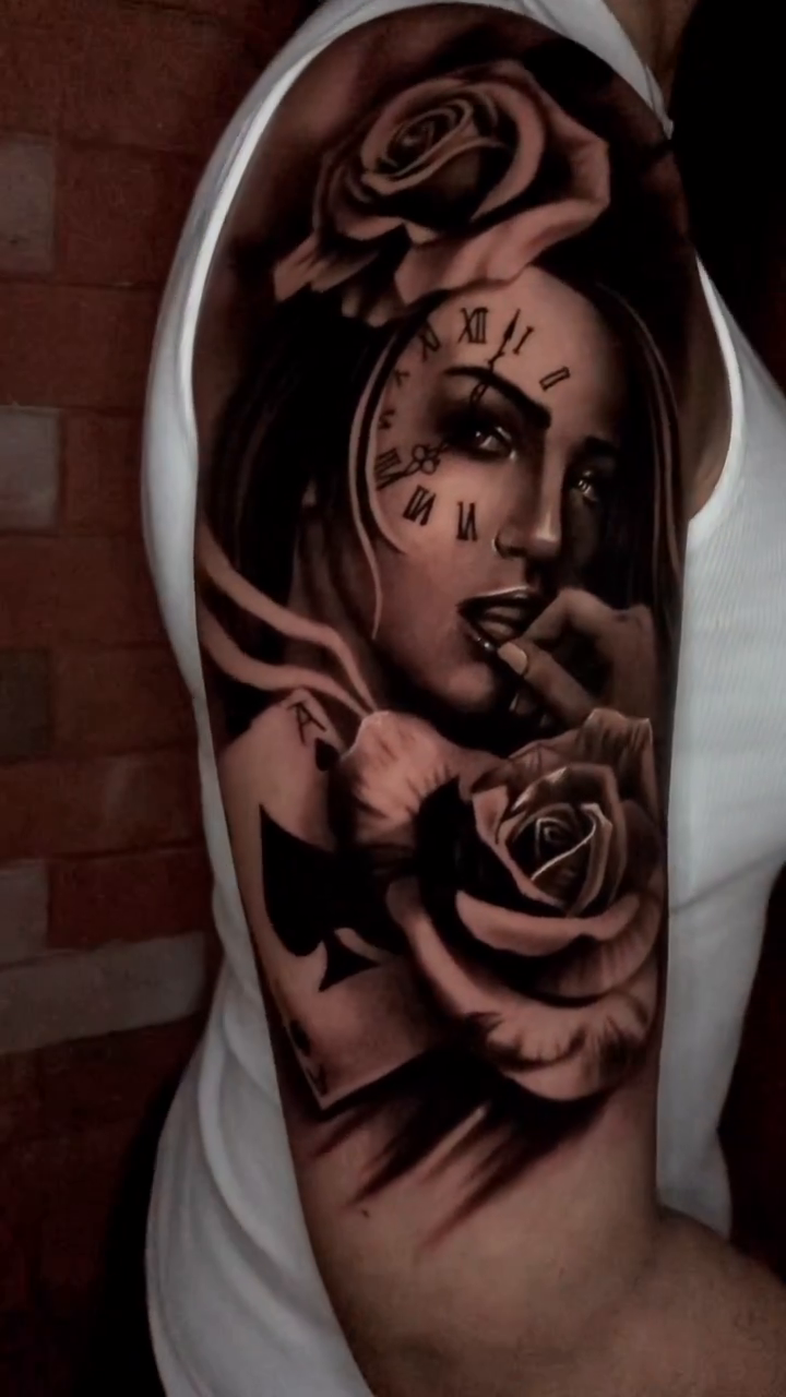 Tattoo by @nebesnuy_art — realism, black_and_grey