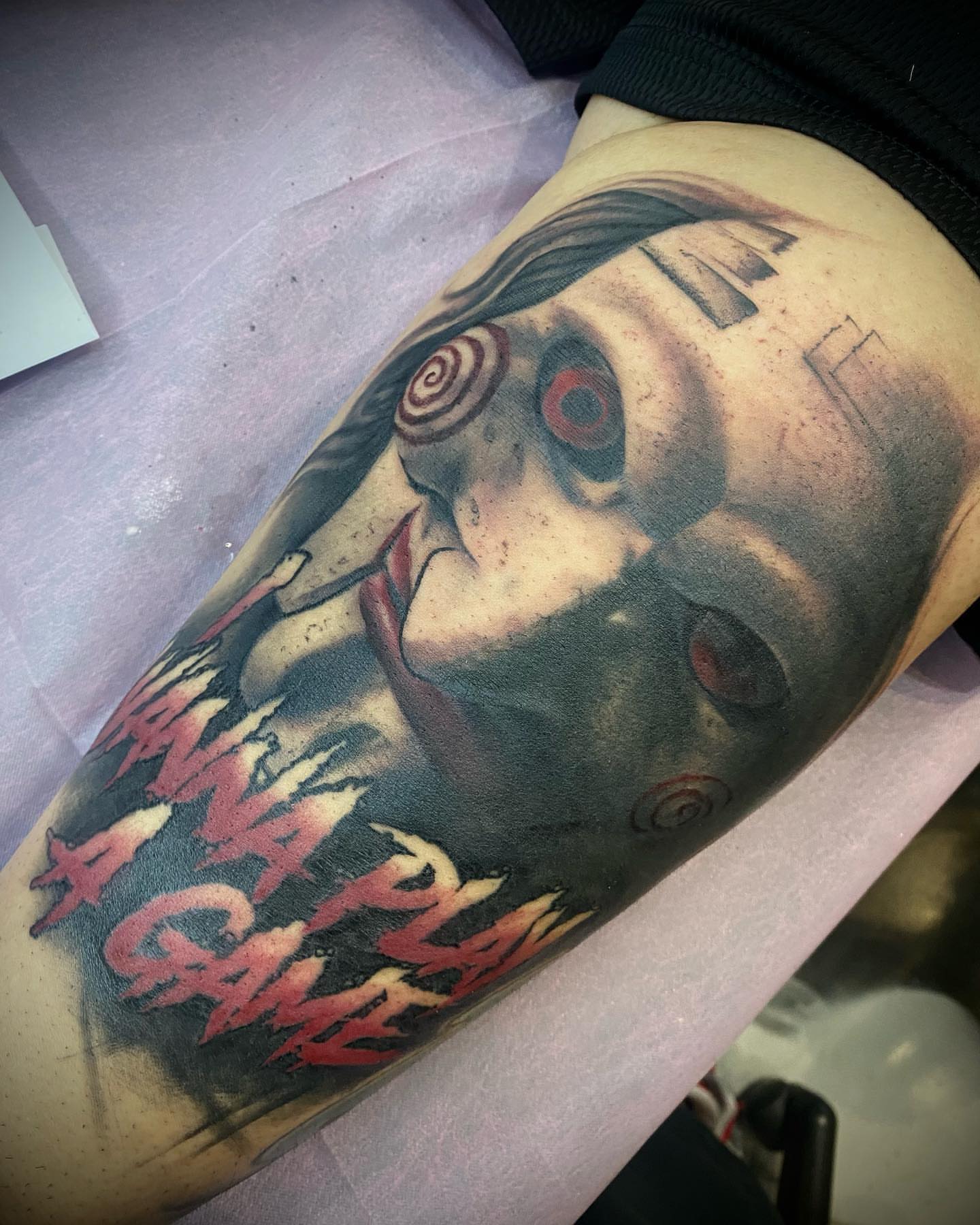 Tattoo by @tatdaddyangel — dark_realism
