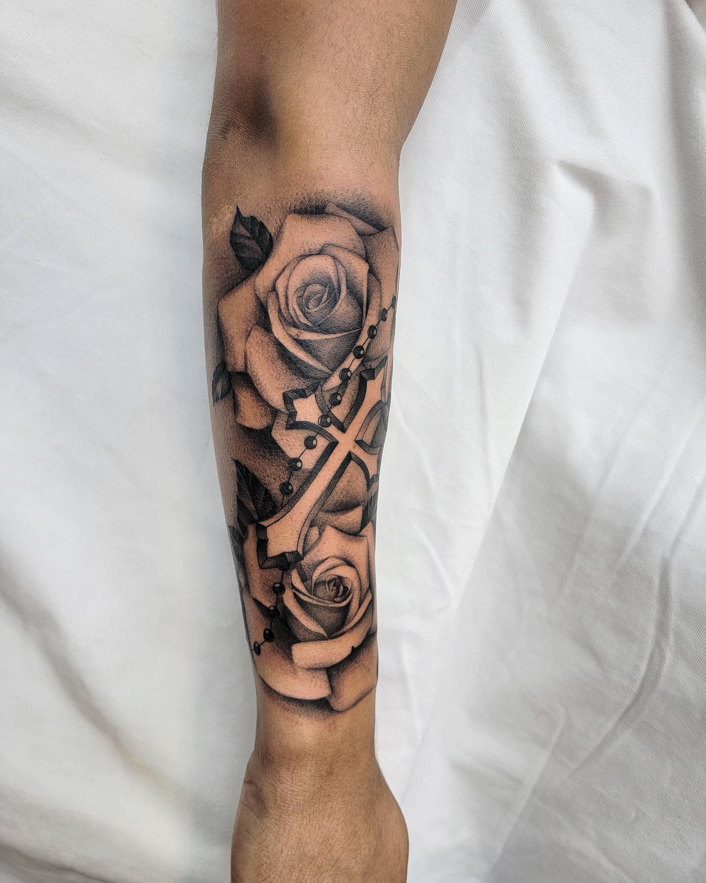 Tattoo by @houstontattooartist_miketran — black_and_grey, realism