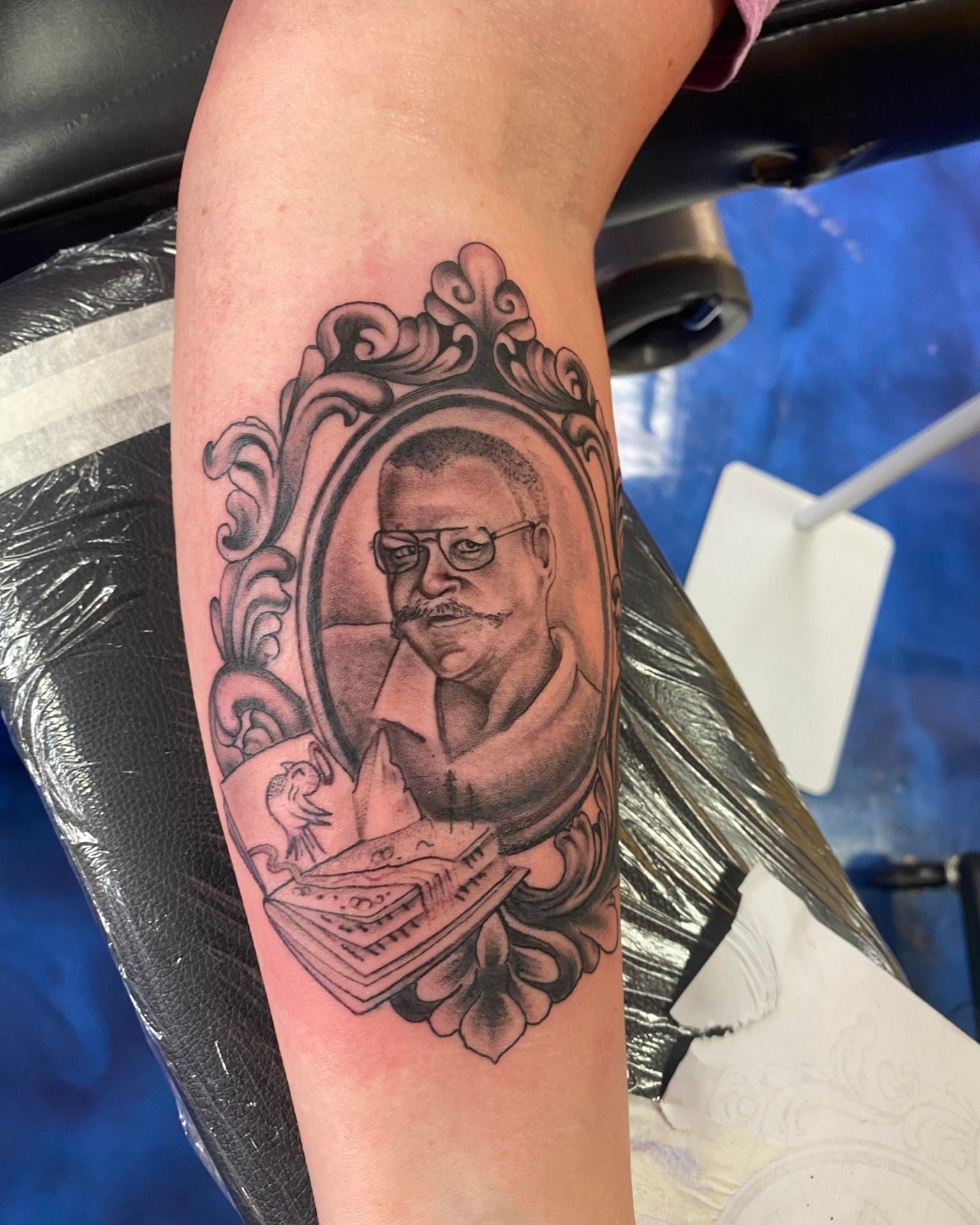 Tattoo by @underground_artcollective — realism, black_and_grey