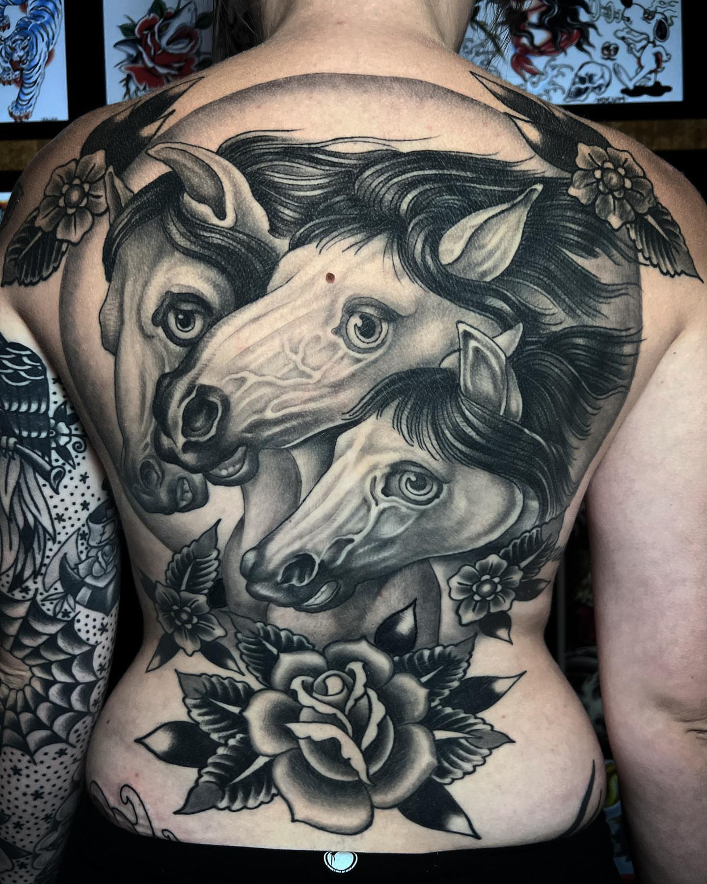 Tattoo by @tattoosbybarron — black_and_grey, realism