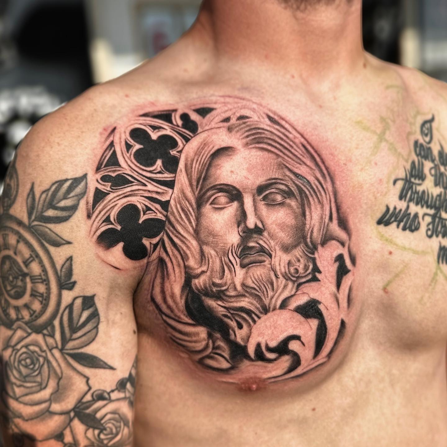 Tattoo by @kendyyl — black_and_grey, realism