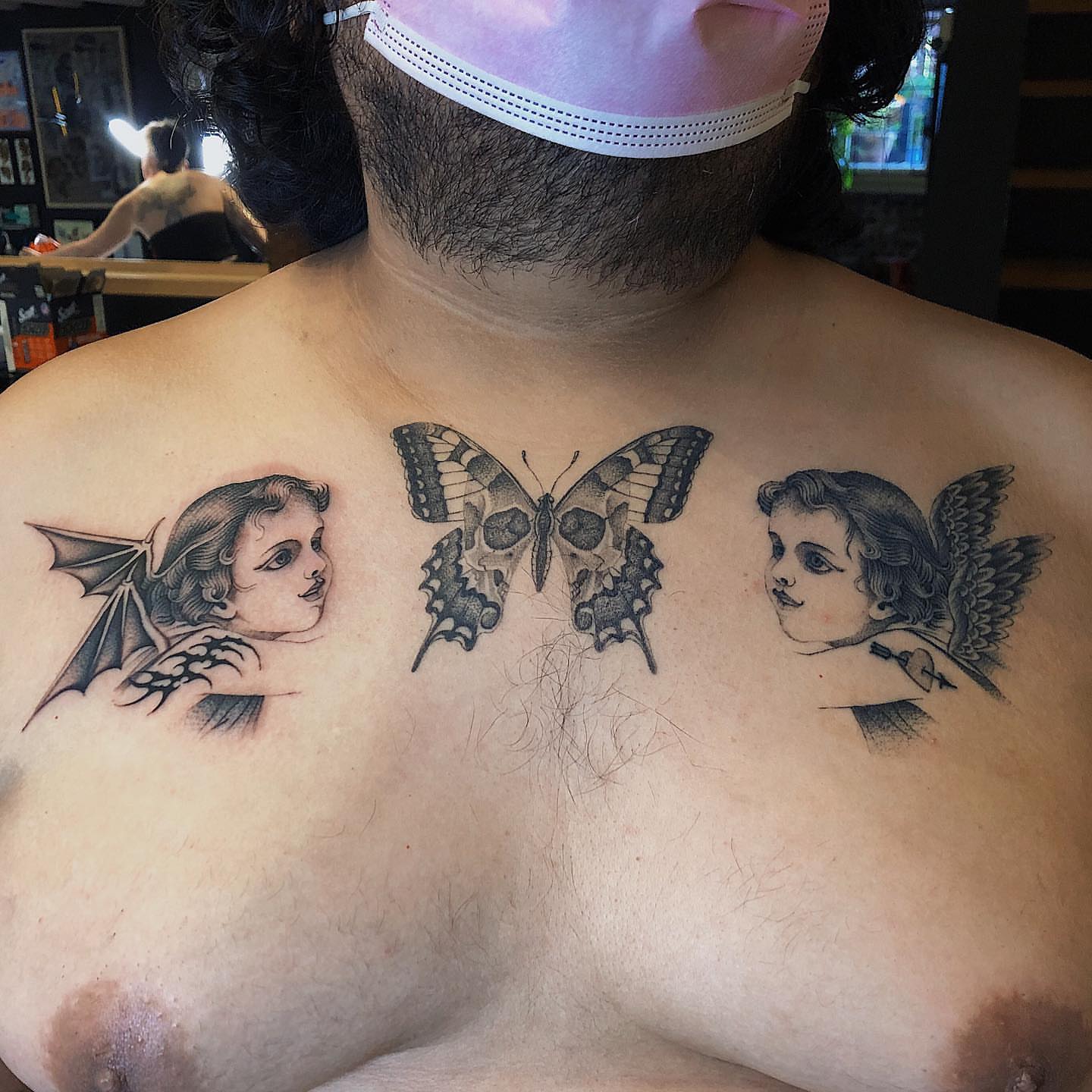 Tattoo by @mickeyycarlisle — black_and_grey, realism