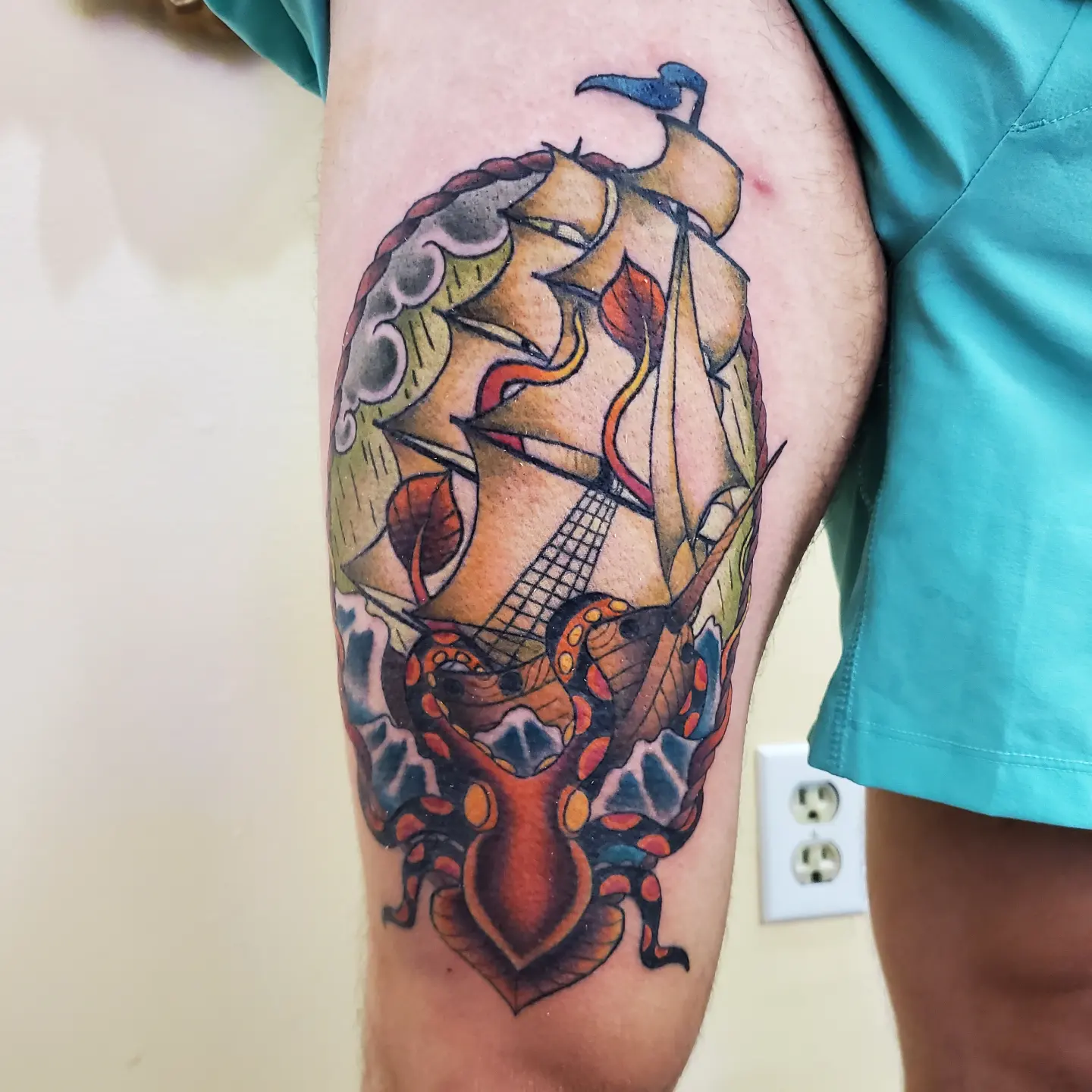 Tattoo by @ginnytattoo — new_school, illustrative