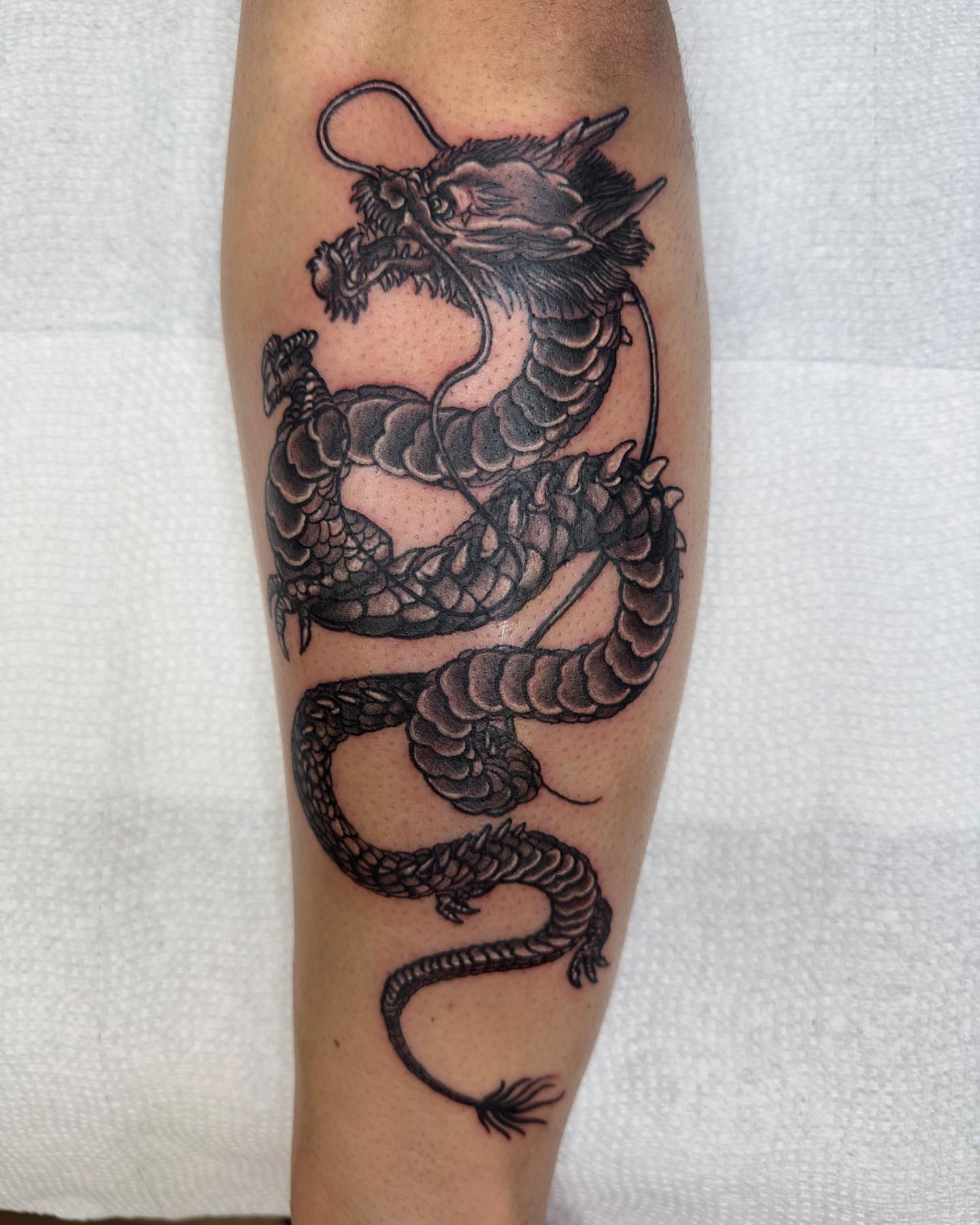 Tattoo by @art_lllex — black_and_grey