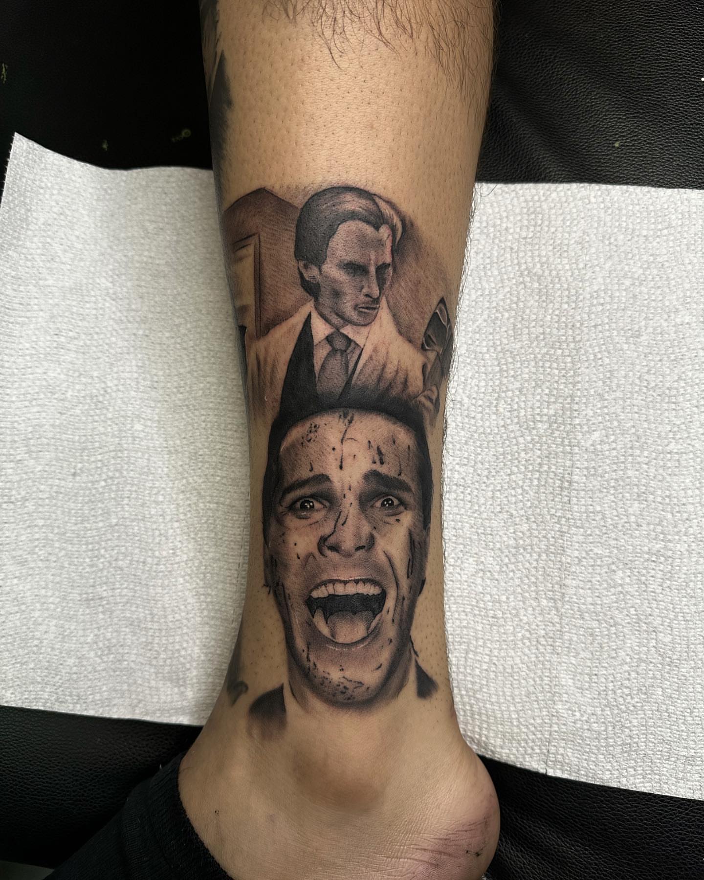 Tattoo by @tattoosxjoseph โ realism, black_and_grey