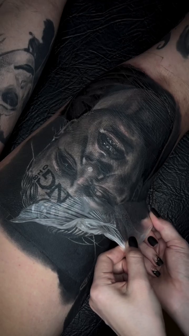 Tattoo by @lisa_tattooer — realism, black_and_grey