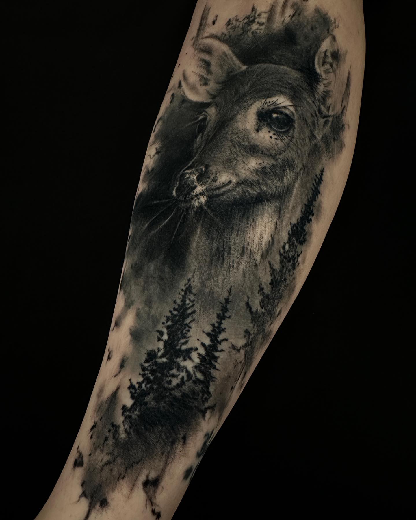 Tattoo by @niclunatattoo — realism, black_and_grey