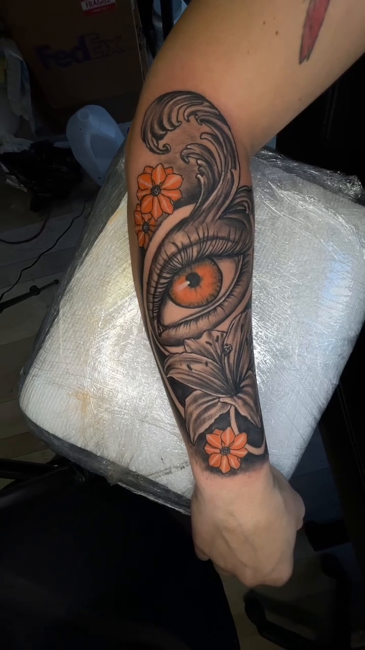 Tattoo by @porshamonie — realism, black_and_grey