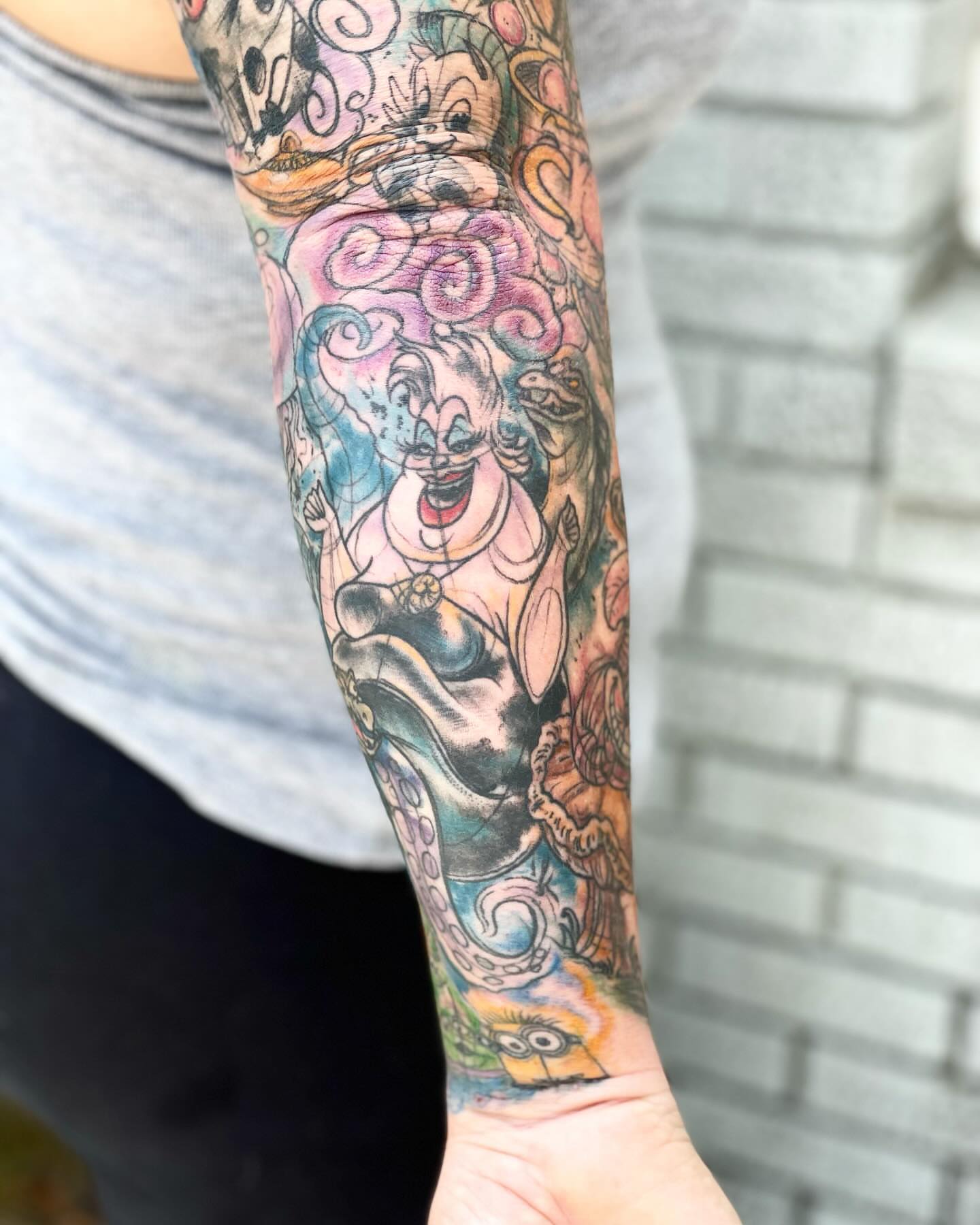 Tattoo by @shesarudemisfit — american_traditional, dotwork