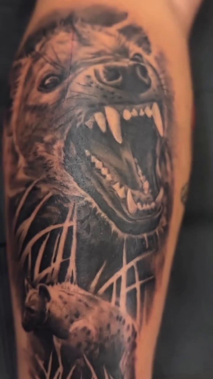 Tattoo by @augiestakes — realism, black_and_grey