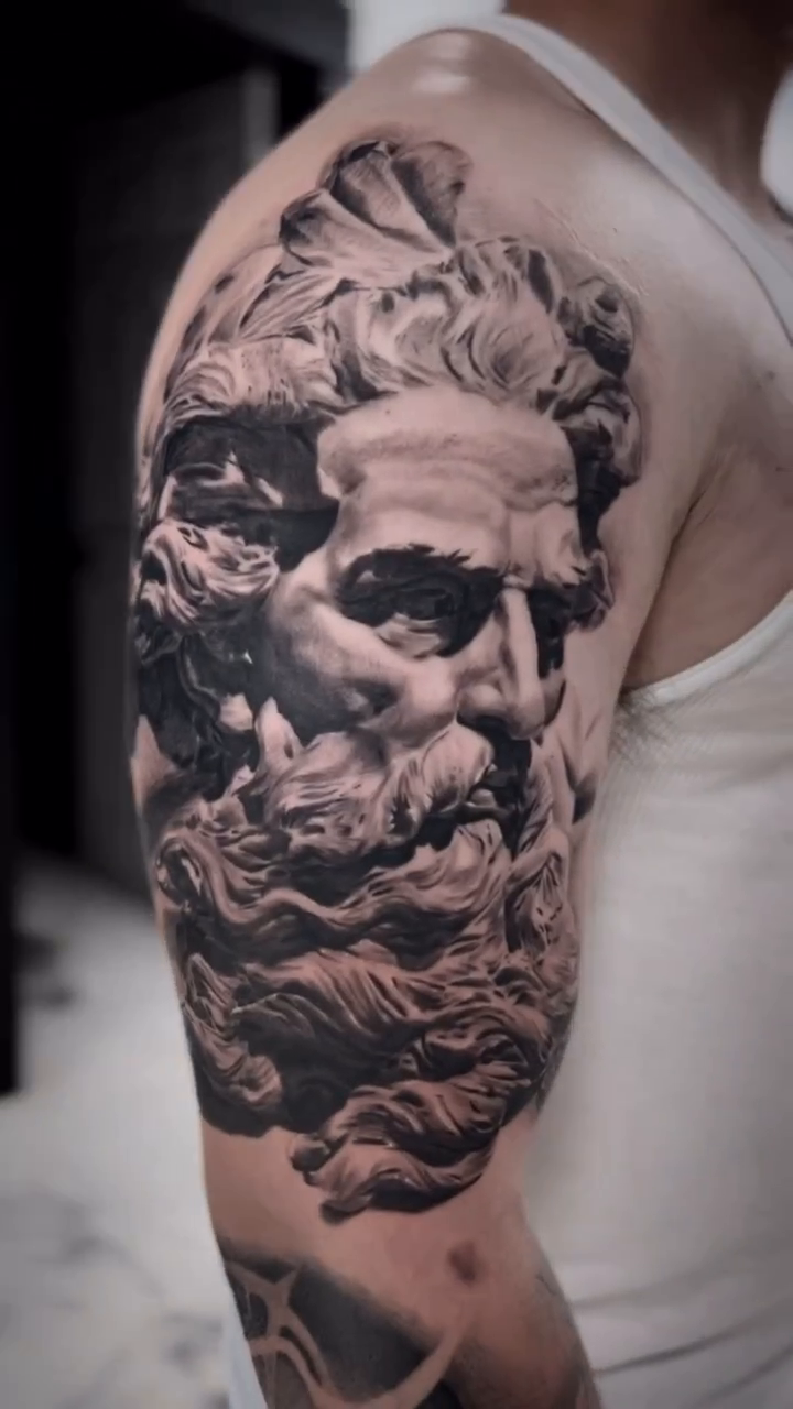 Tattoo by @m.bakerink — realism, black_and_grey