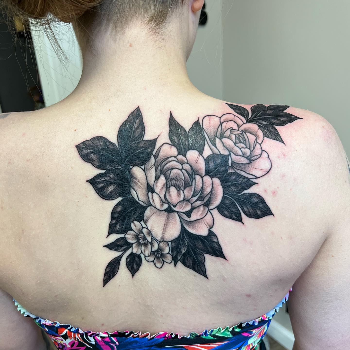 Tattoo by @downtowndb13 — black_and_grey