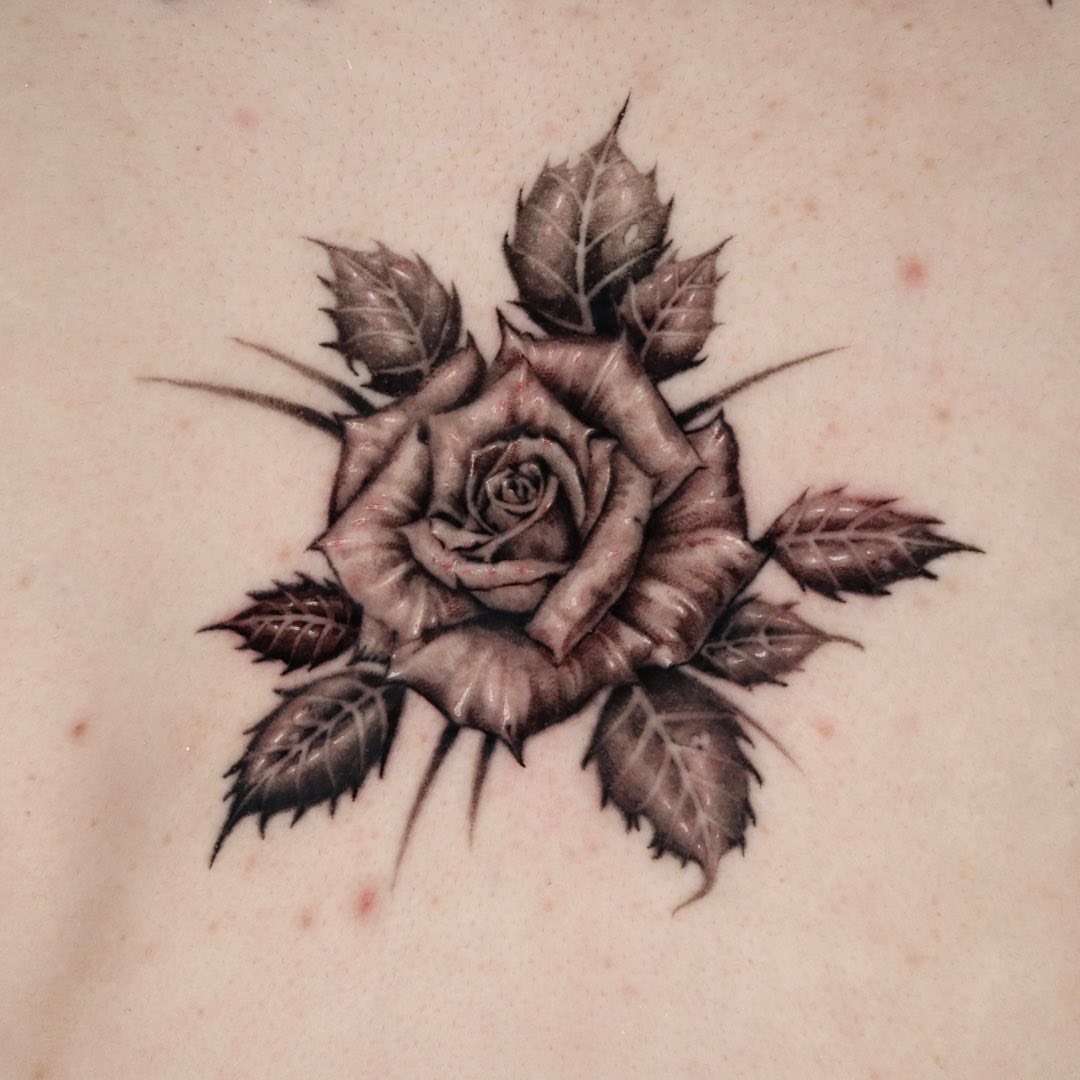 Tattoo by @hudiny_tattoo — black_and_grey, realism