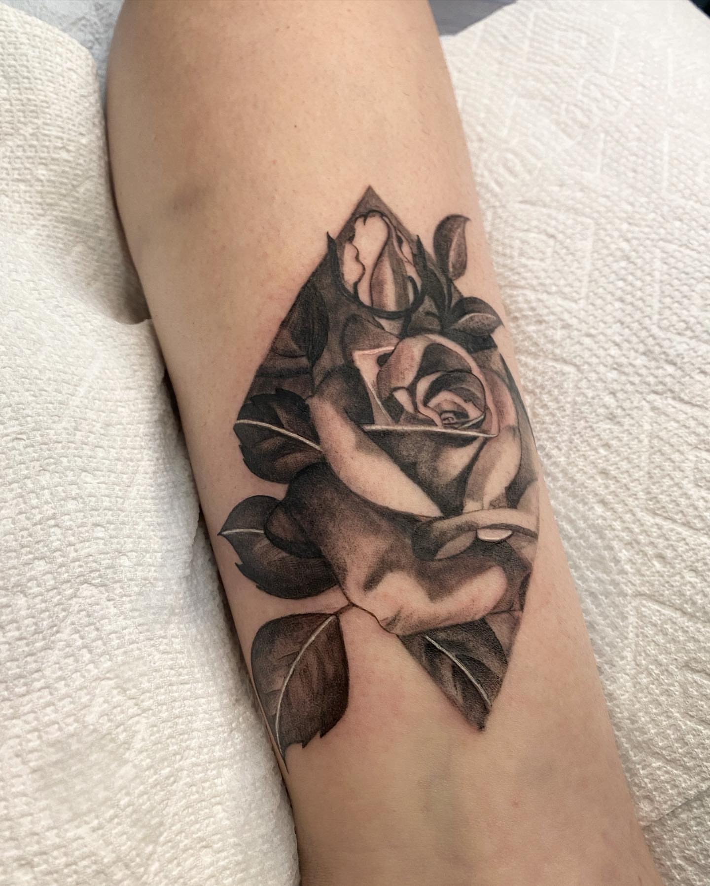 Tattoo by @ireland_tattoo — black_and_grey