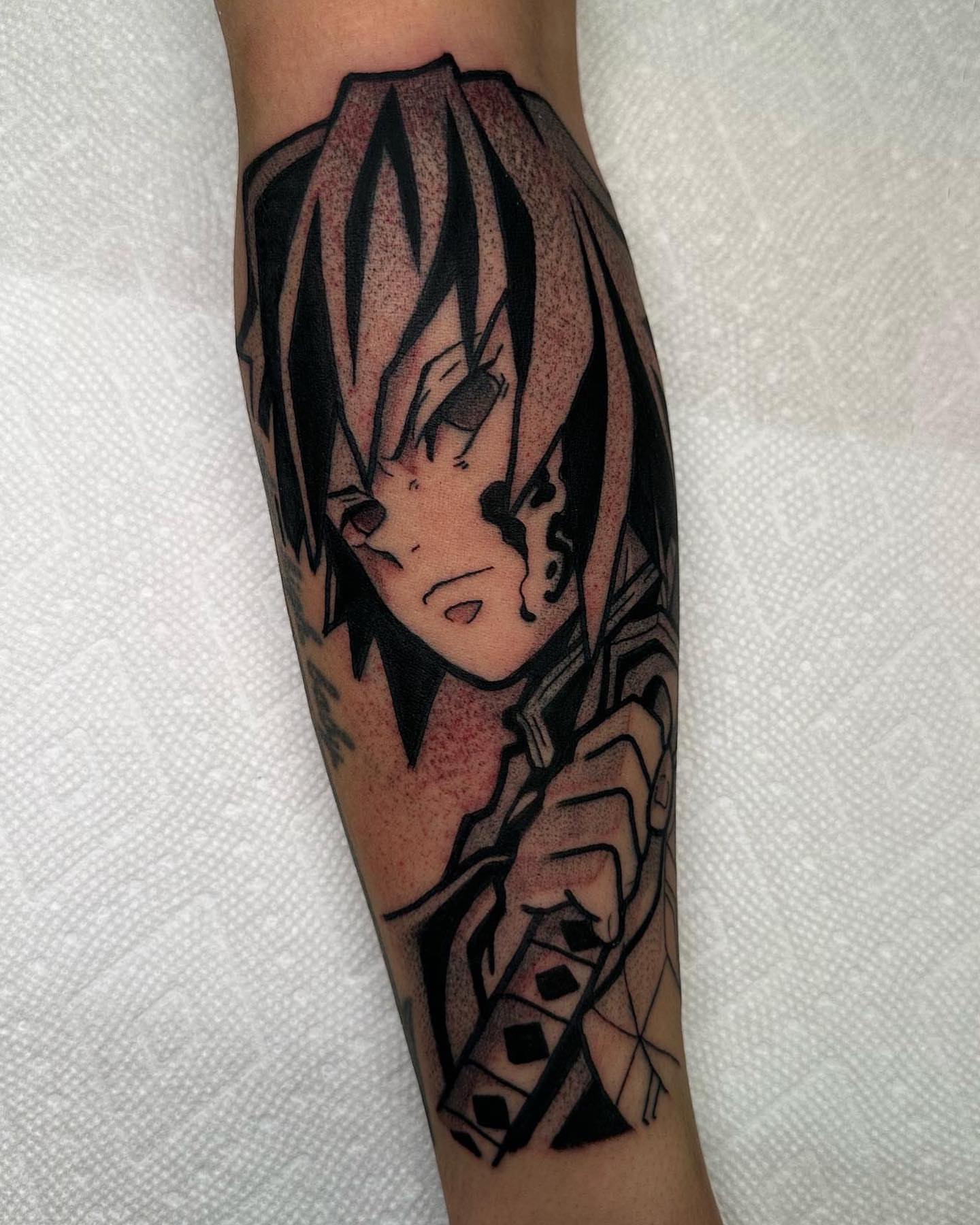 Tattoo by @zack.simpson__ — anime