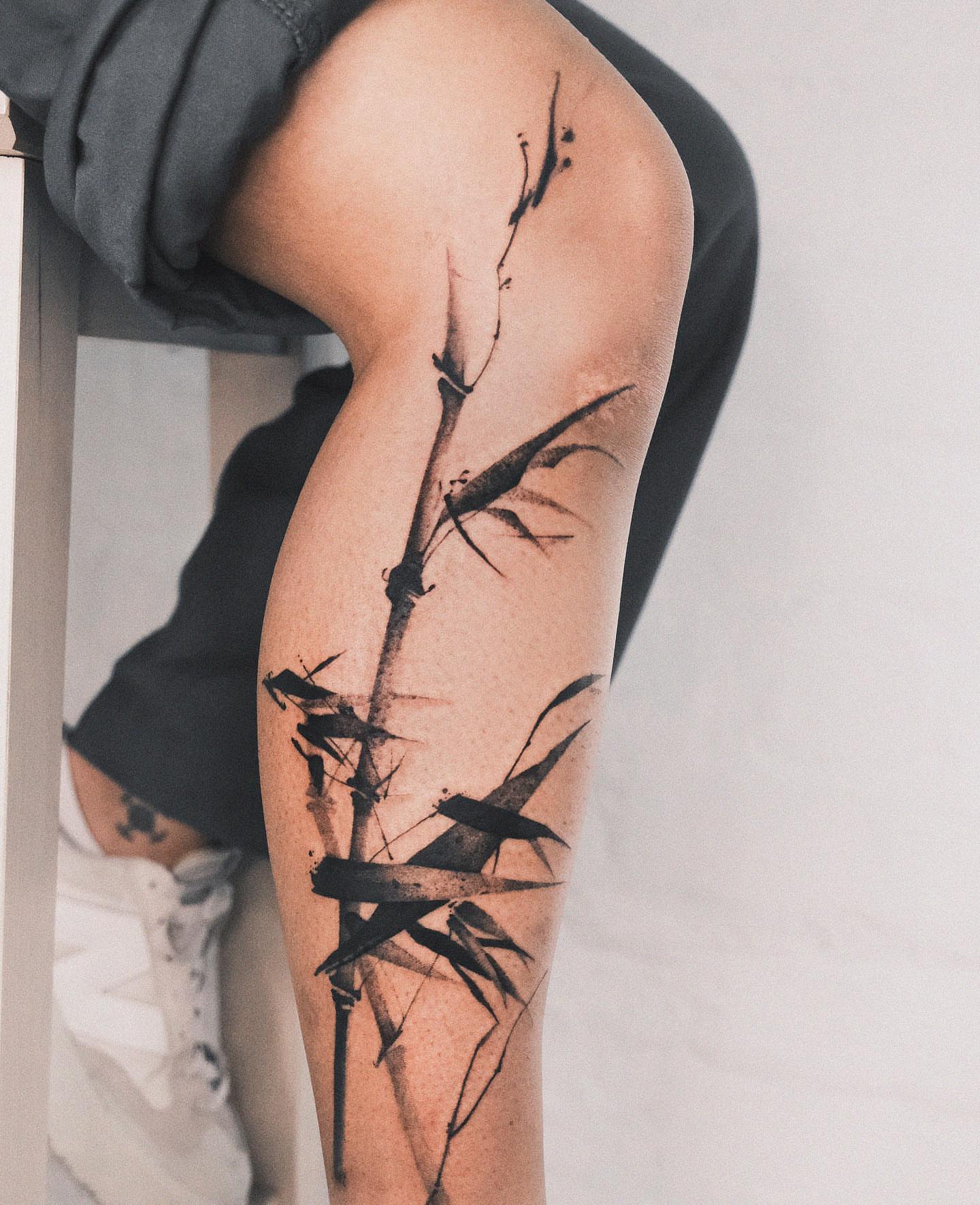 Tattoo by @who_is_ryu — black_and_grey
