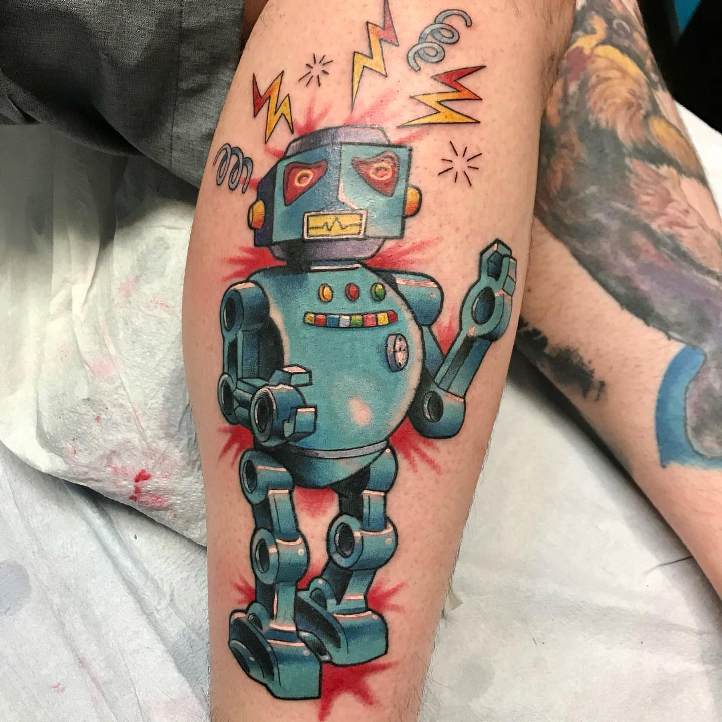 Tattoo by @mikeatidwell — new_school