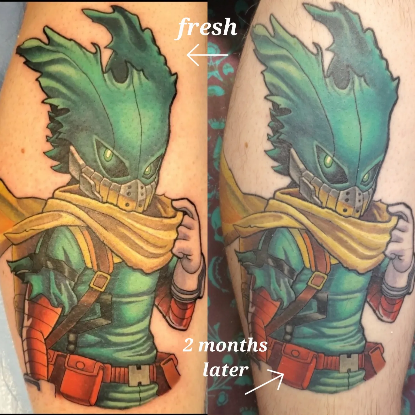 Tattoo by @gwai_lo_joe — anime